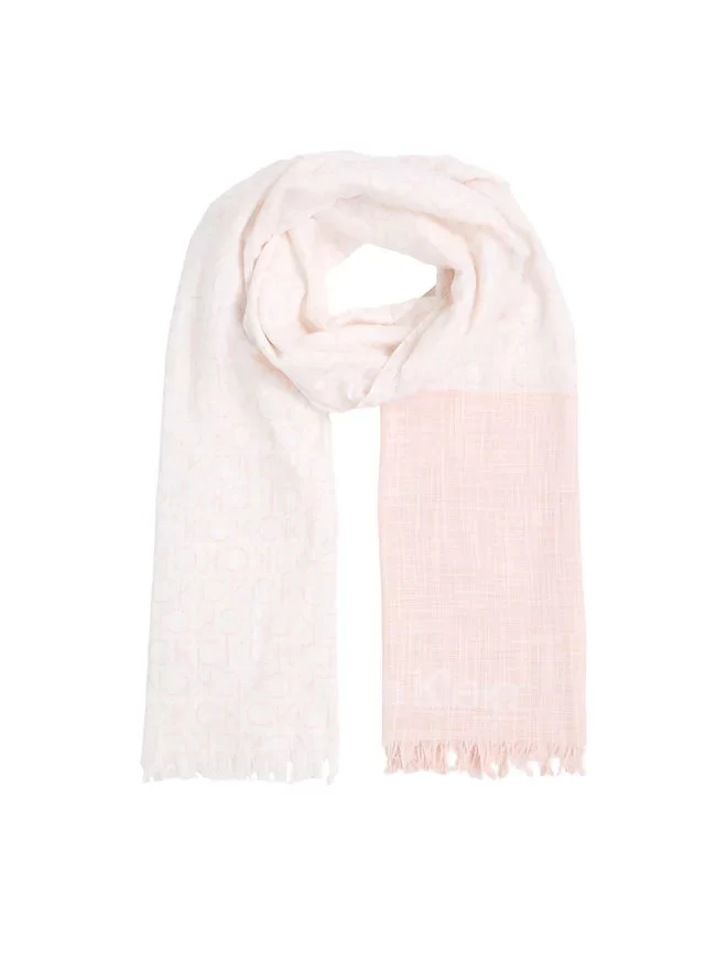 MONOGRAM COTTON GAUZE STOLE