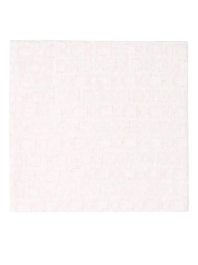 MONOGRAM COTTON GAUZE STOLE