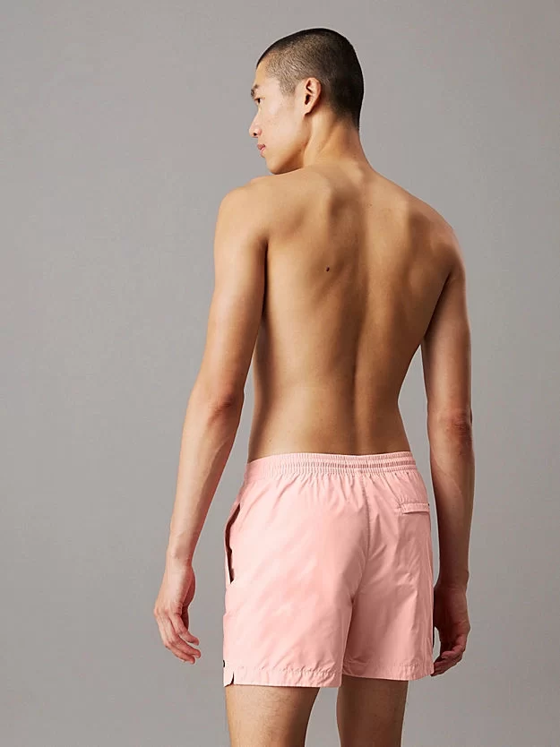 Calvin Klein Erkek Pembe Drawstring Swim Şort KM0KM01111-SPM