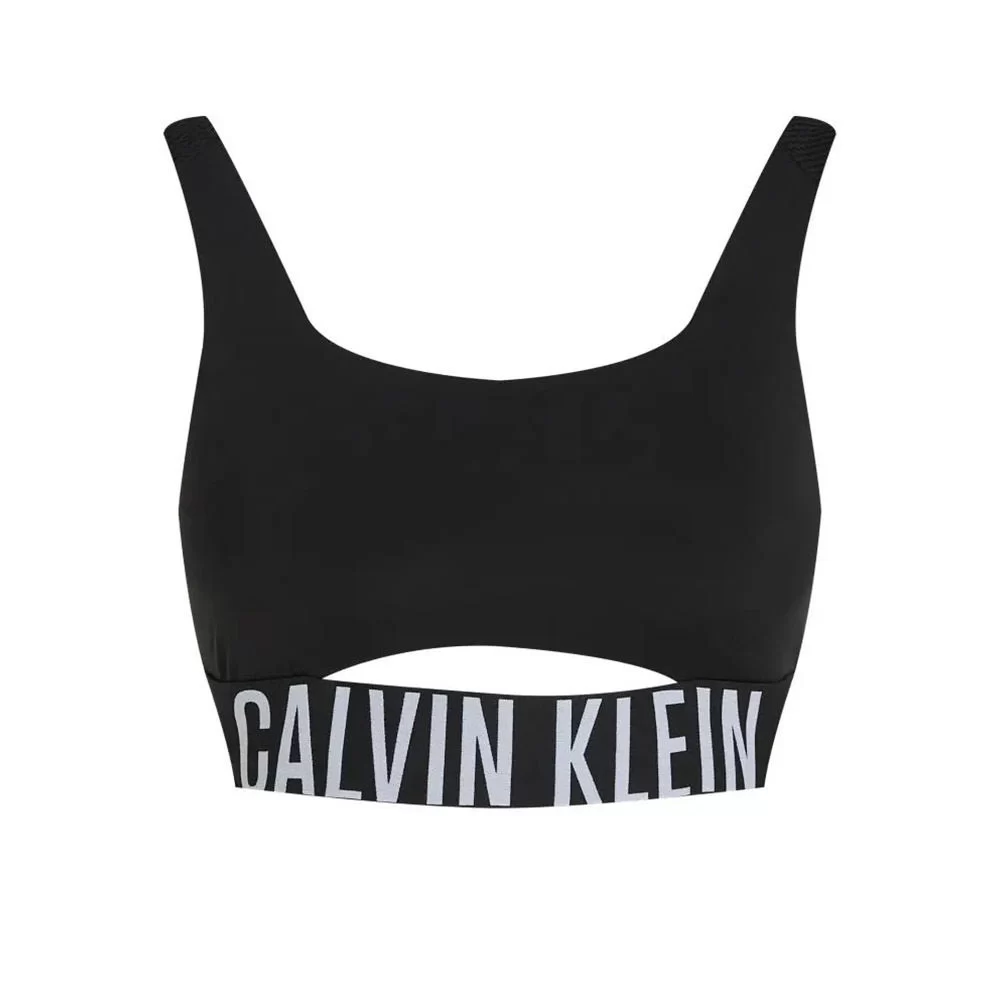 Calvin Klein Kadın  Siyah  Baskılı Büstiyer
