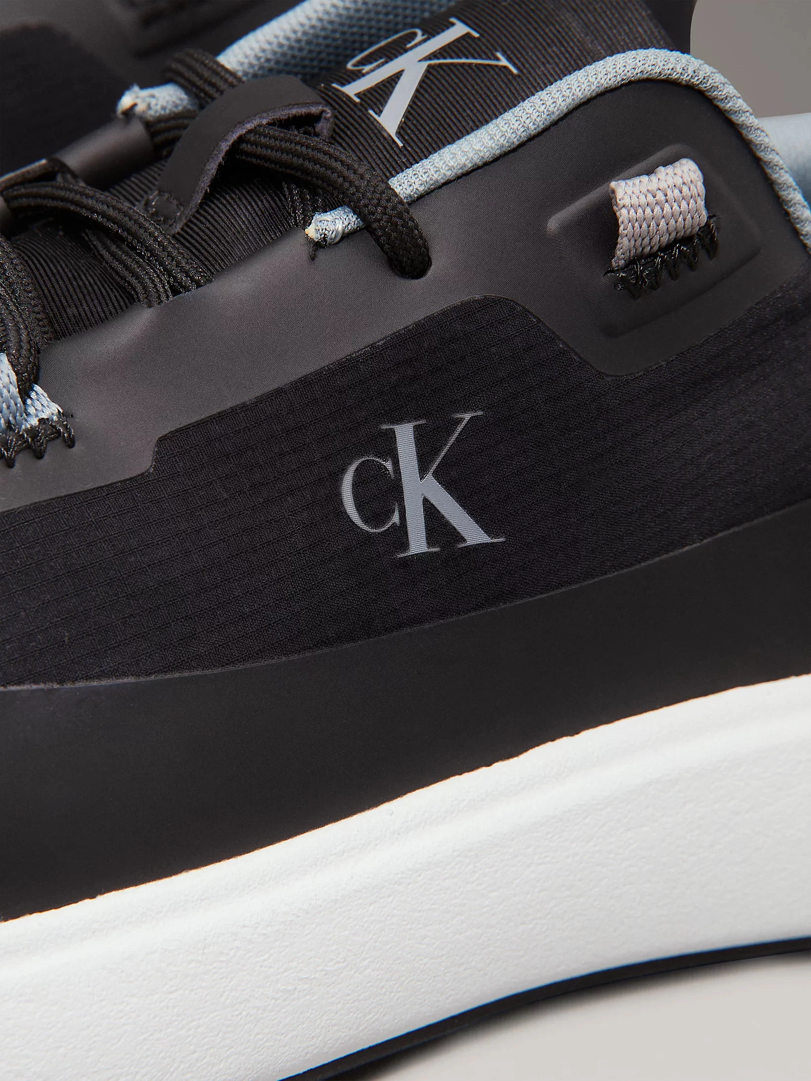 Calvin Klein Erkek  Siyah Ck Logolu Sneaker