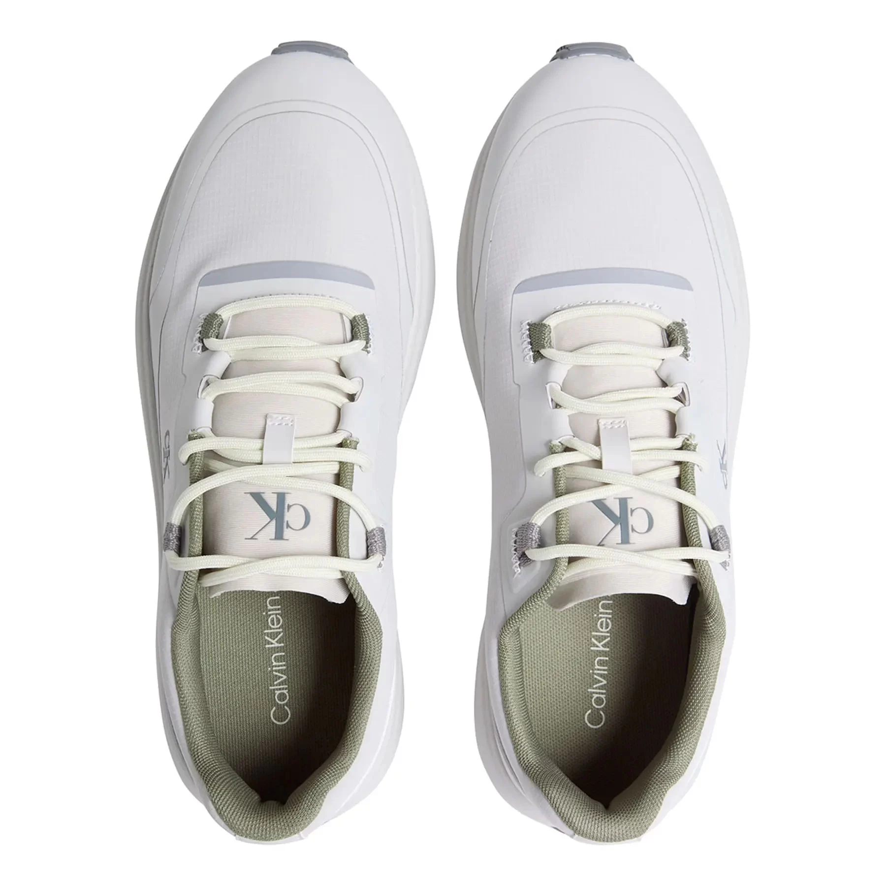 Calvin Klein  Erkek  Beyaz   Logolu Sneaker