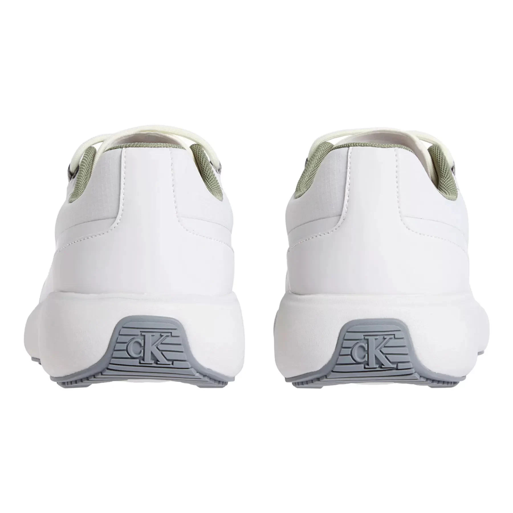 Calvin Klein  Erkek  Beyaz   Logolu Sneaker