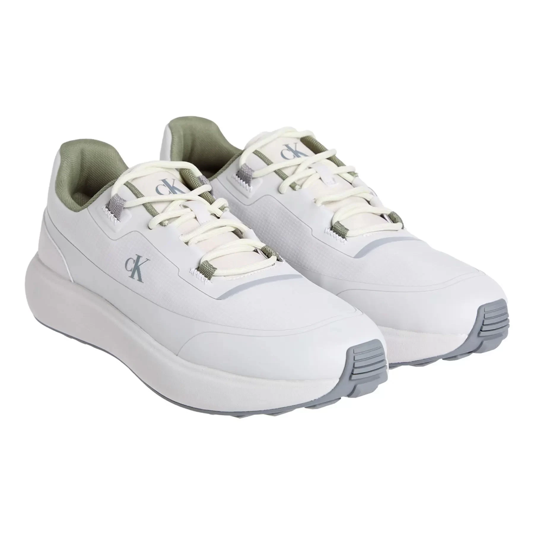 Calvin Klein  Erkek  Beyaz   Logolu Sneaker