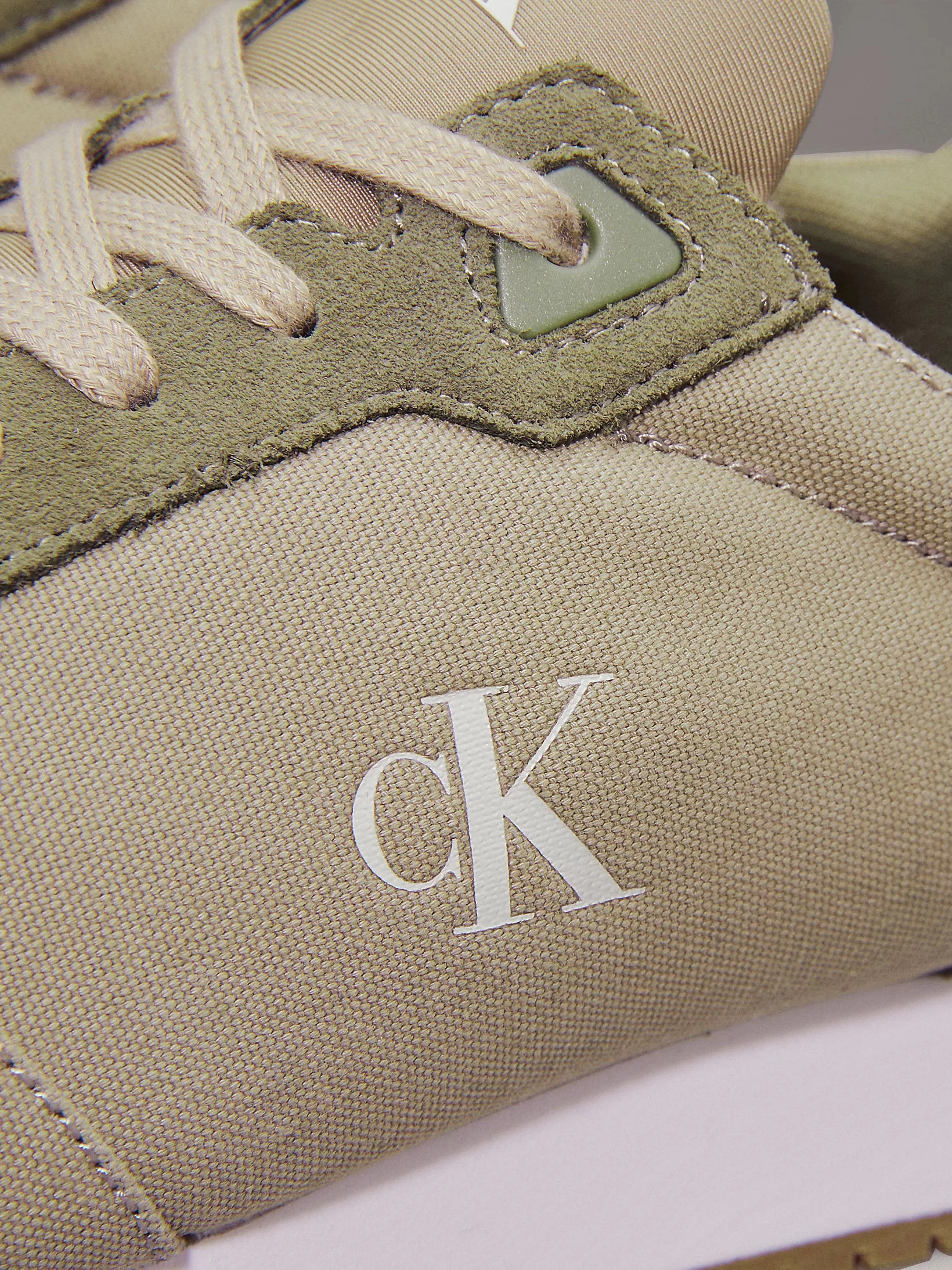 Calvin Klein  Erkek  Yeşil   Ck  Logolu Sneaker