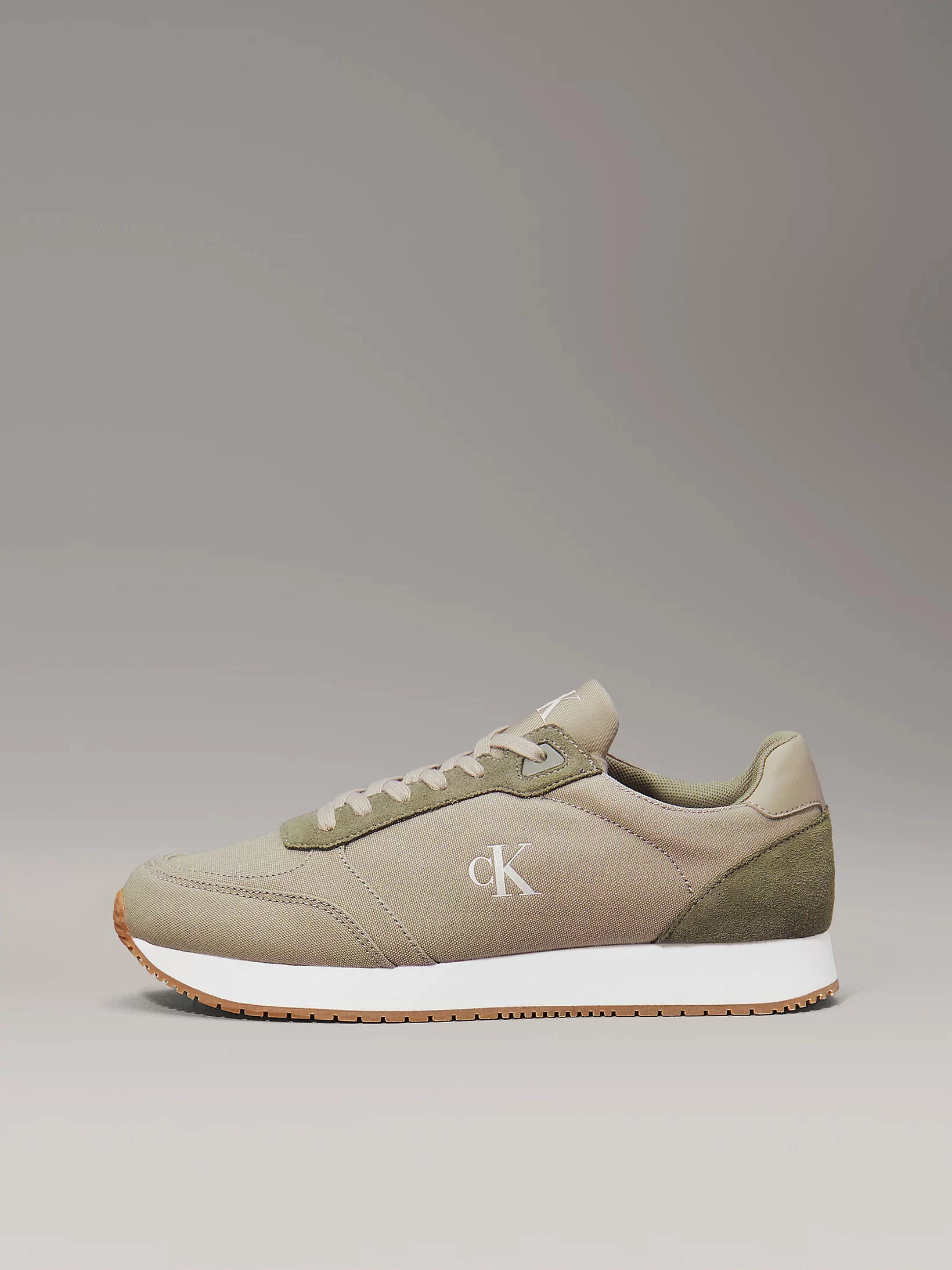 Calvin Klein  Erkek  Yeşil   Ck  Logolu Sneaker