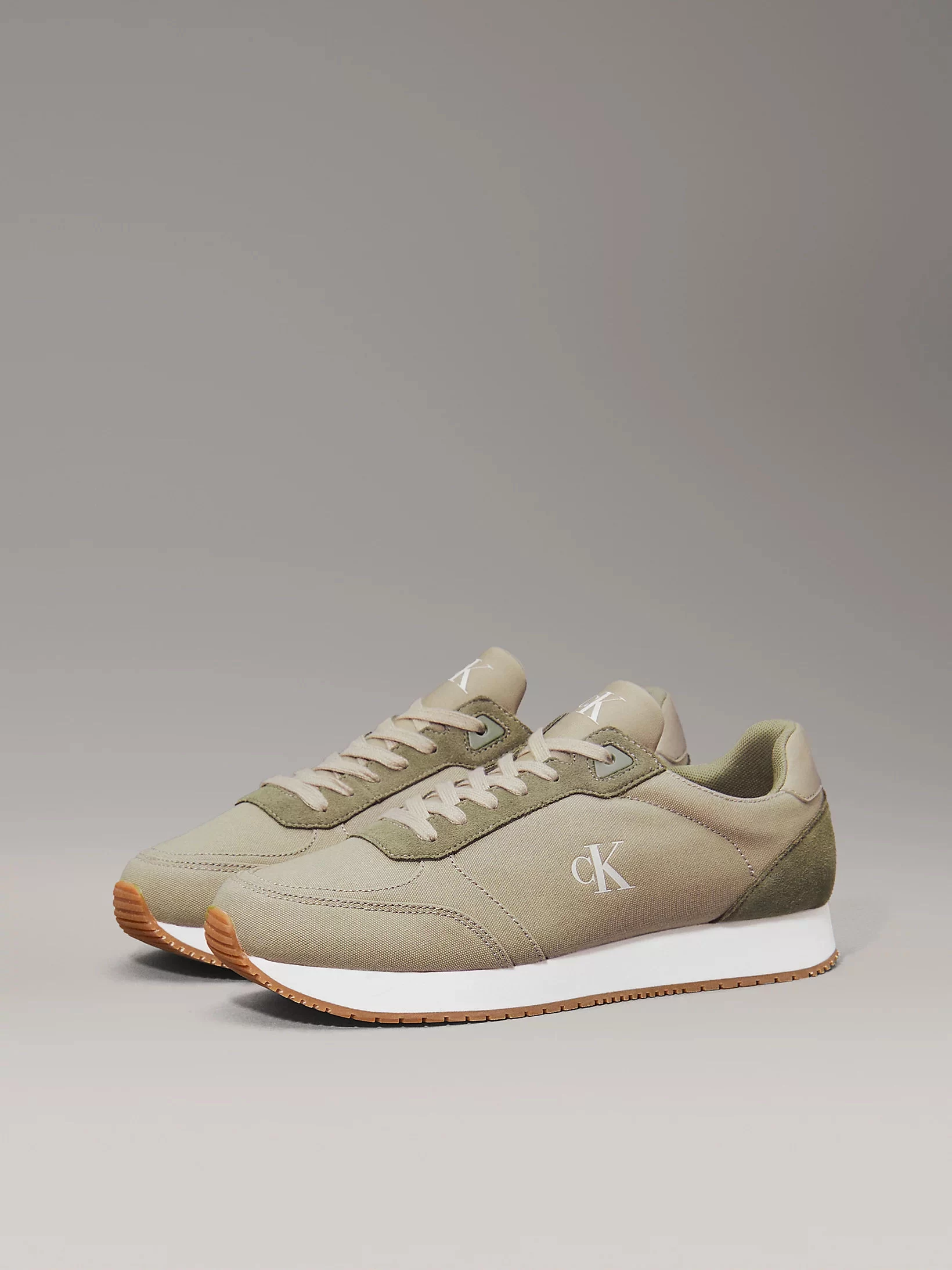 Calvin Klein  Erkek  Yeşil   Ck  Logolu Sneaker