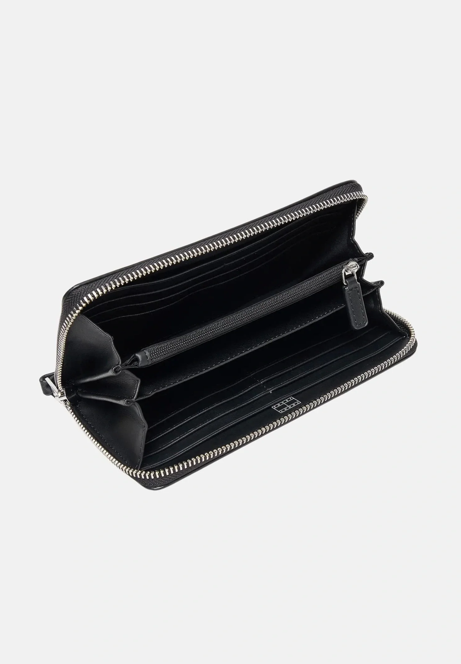 Tommy Hilfiger TJW Cool Büyük Boy Fermuarlı Kadın Siyah Cüzdan AW0AW17879BDS