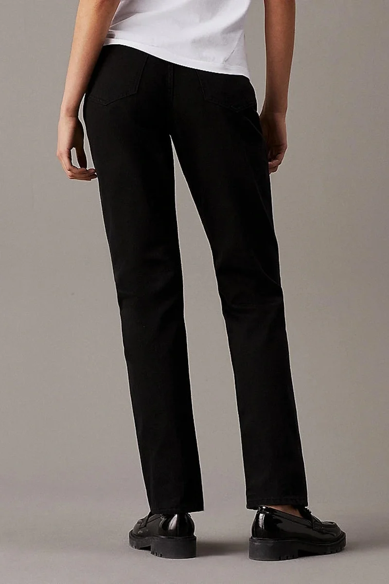 Calvin Klein AUTHENTIC SLIM STRAIGHT Kadın SİYAH Jeans J20J224896-BEH