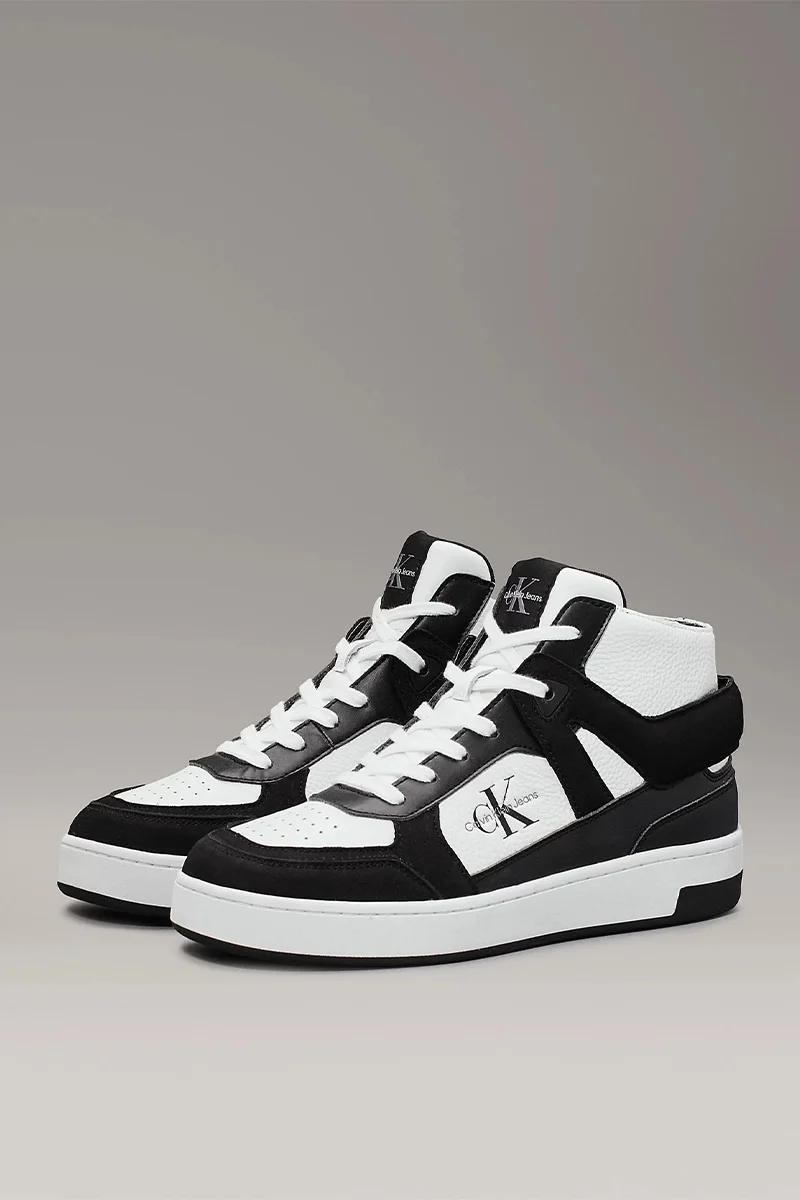 Calvin Klein BASKET CUPSOLE MID ML MIX Kadın Siyah Sneaker YW0YW01578-0GM