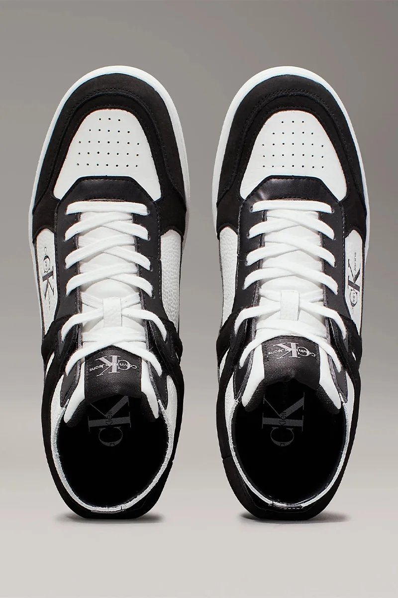 Calvin Klein BASKET CUPSOLE MID ML MIX Kadın Siyah Sneaker YW0YW01578-0GM