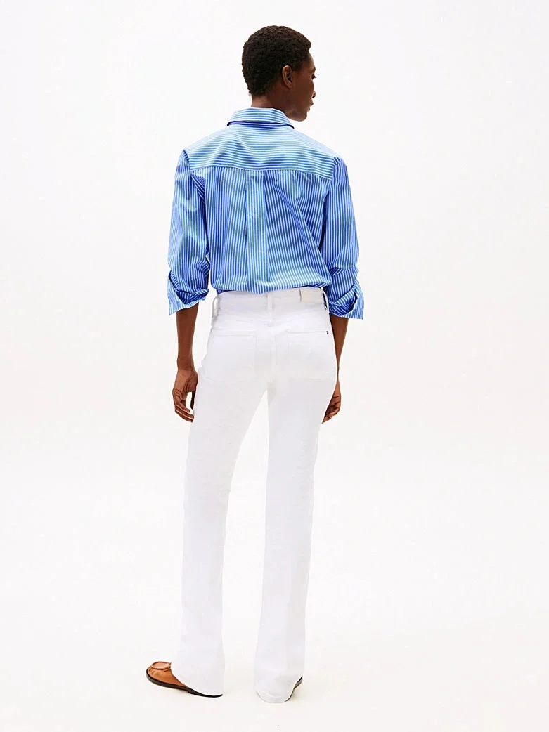 Tommy Hilfiger BOOTCUT RW WHITE Kadın  Pantolon WW0WW44362YCF