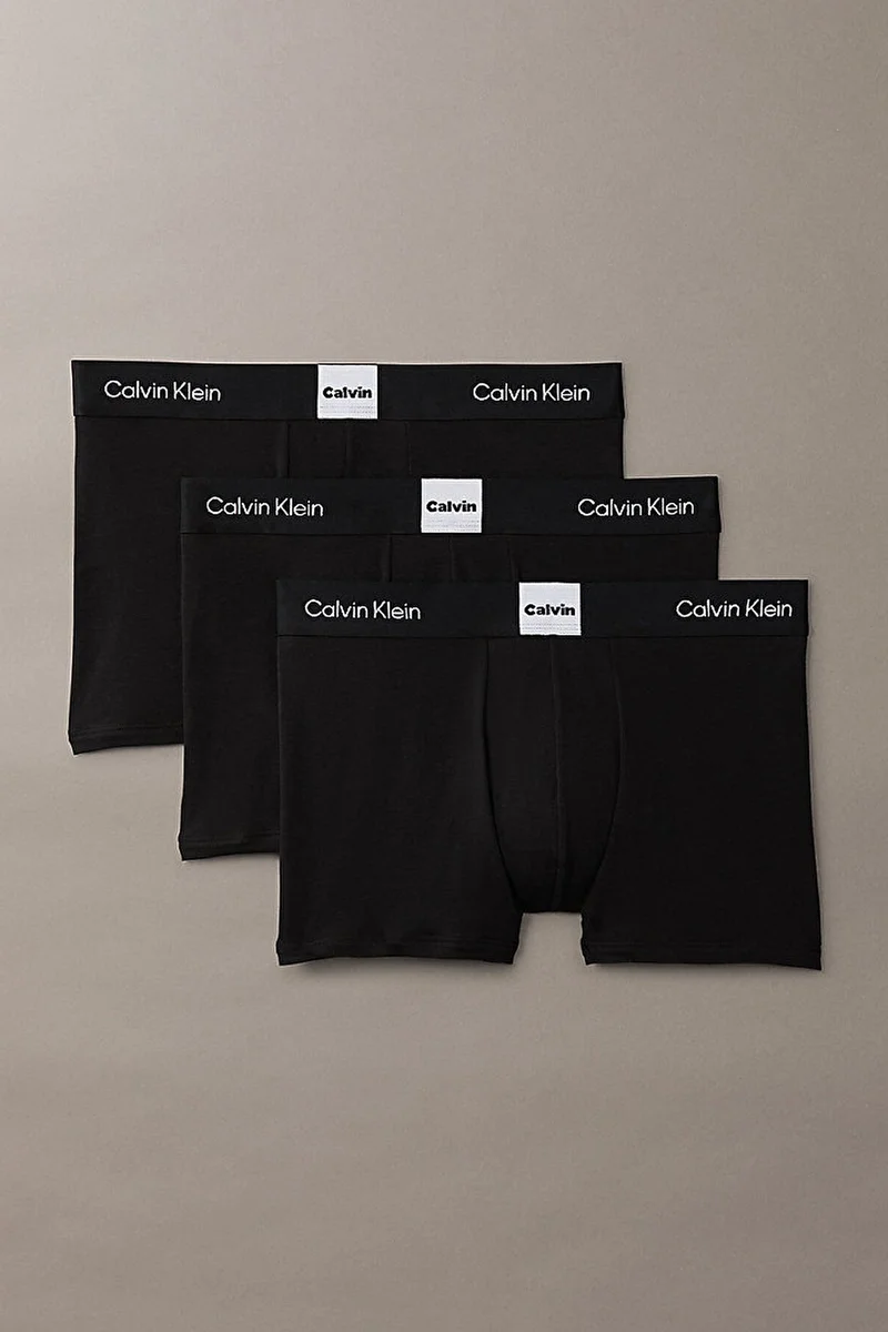 Calvin Klein 3lü Erkek Siyah Boxer LV00NB4476-UB1