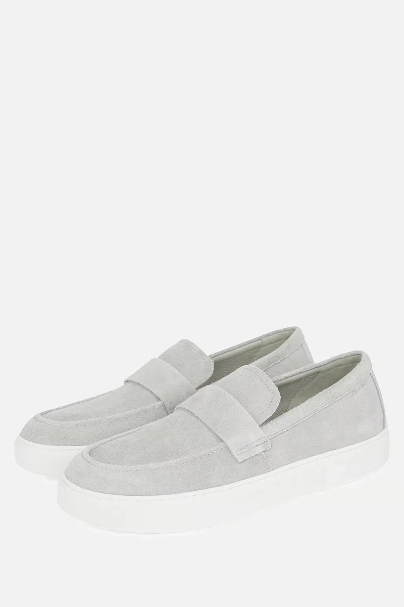 Calvin Klein MOCCASIN SUE UNLINED Erkek  Loafer HM0HM01819-ADB