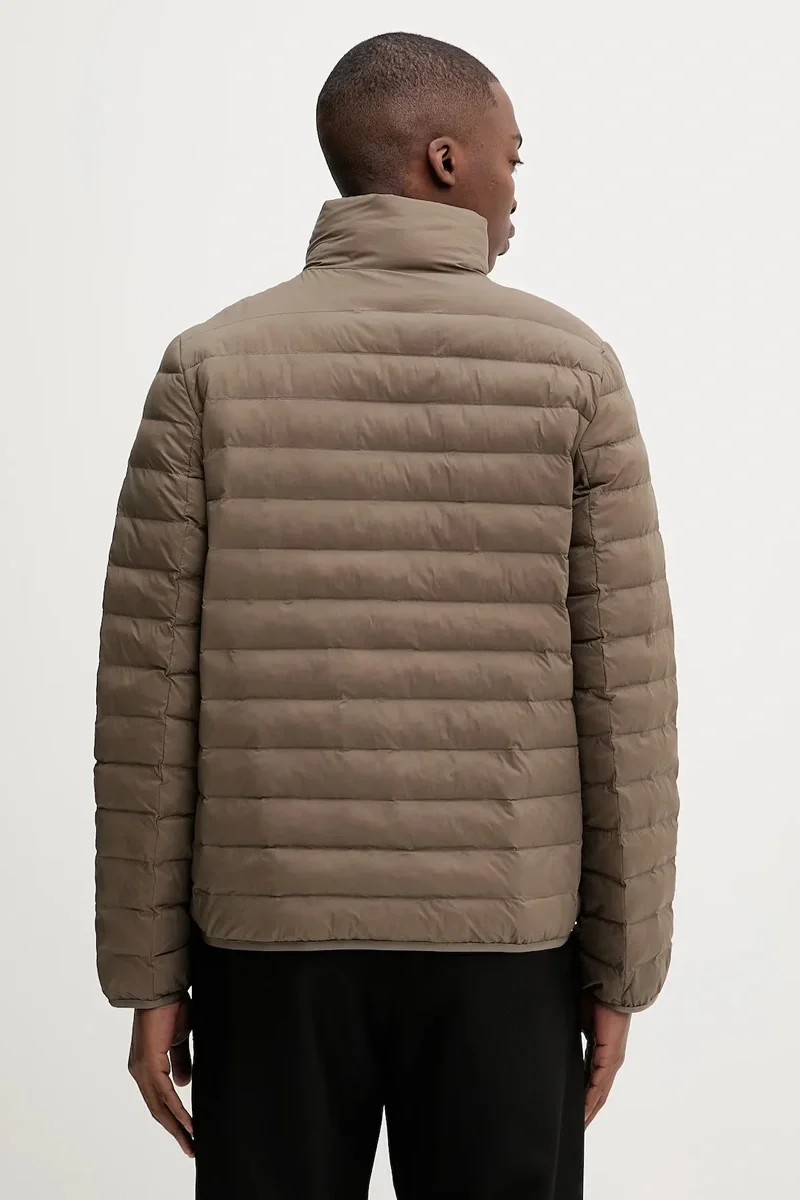 Calvin Klein Erkek Hafif Naylon Kapitone Şişme Kahverengi Ceket LV04LC506G-PDK