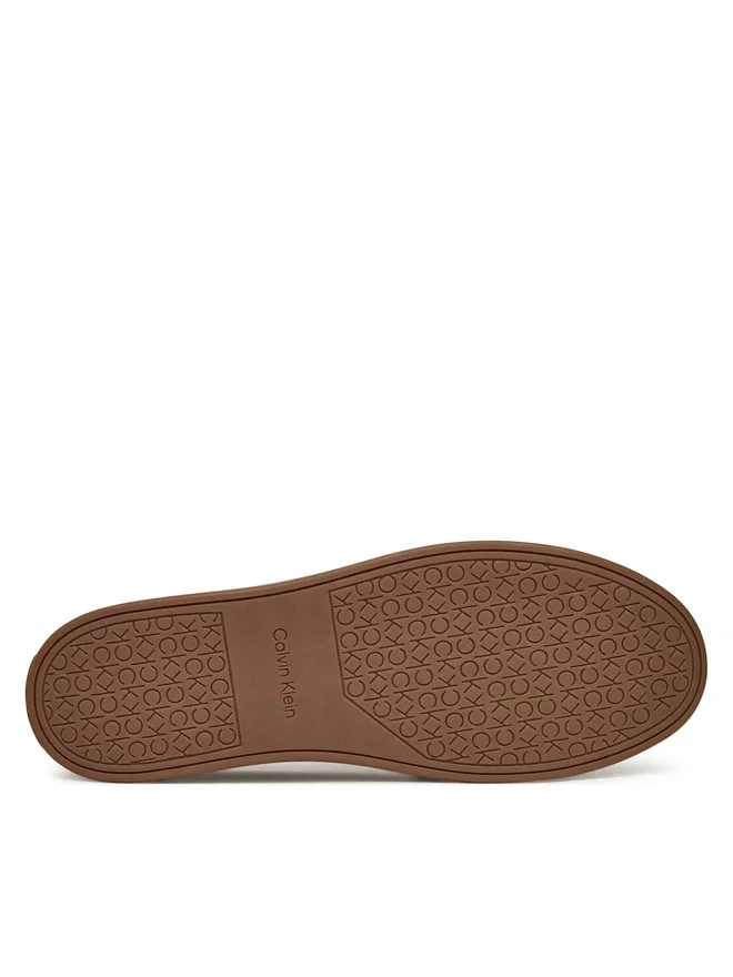 Calvin Klein Erkek Hibrit Bağcıklı Tekne Kahverengi Loafer HM0HM01892-GCX