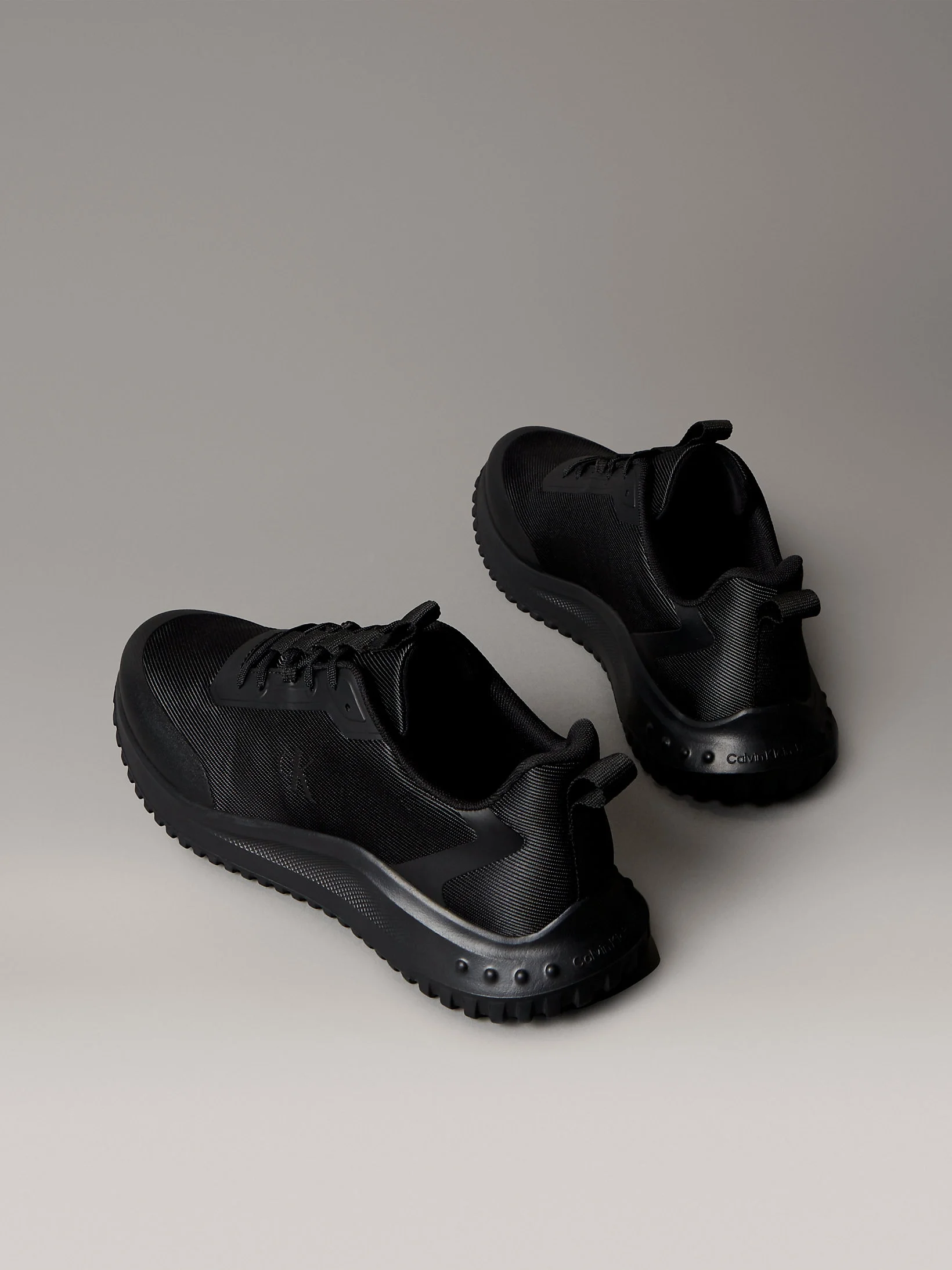 Calvin Klein EVA Runner Bağcıklı Materyal Karışımlı Erkek Siyah Sneaker YM0YM01442-0GJ