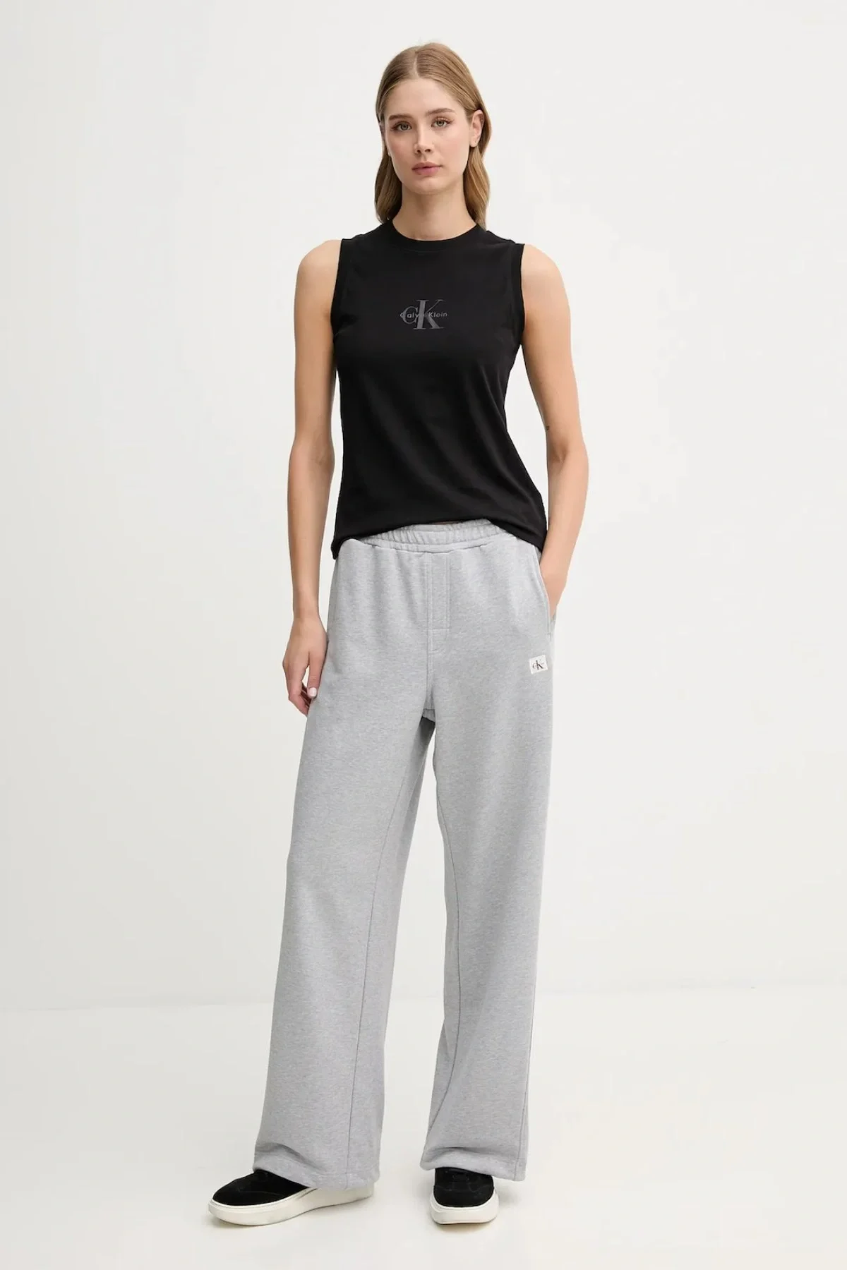 Calvin Klein Casual Pant Kadın Gri Eşofman Altı LV047C249G-P79
