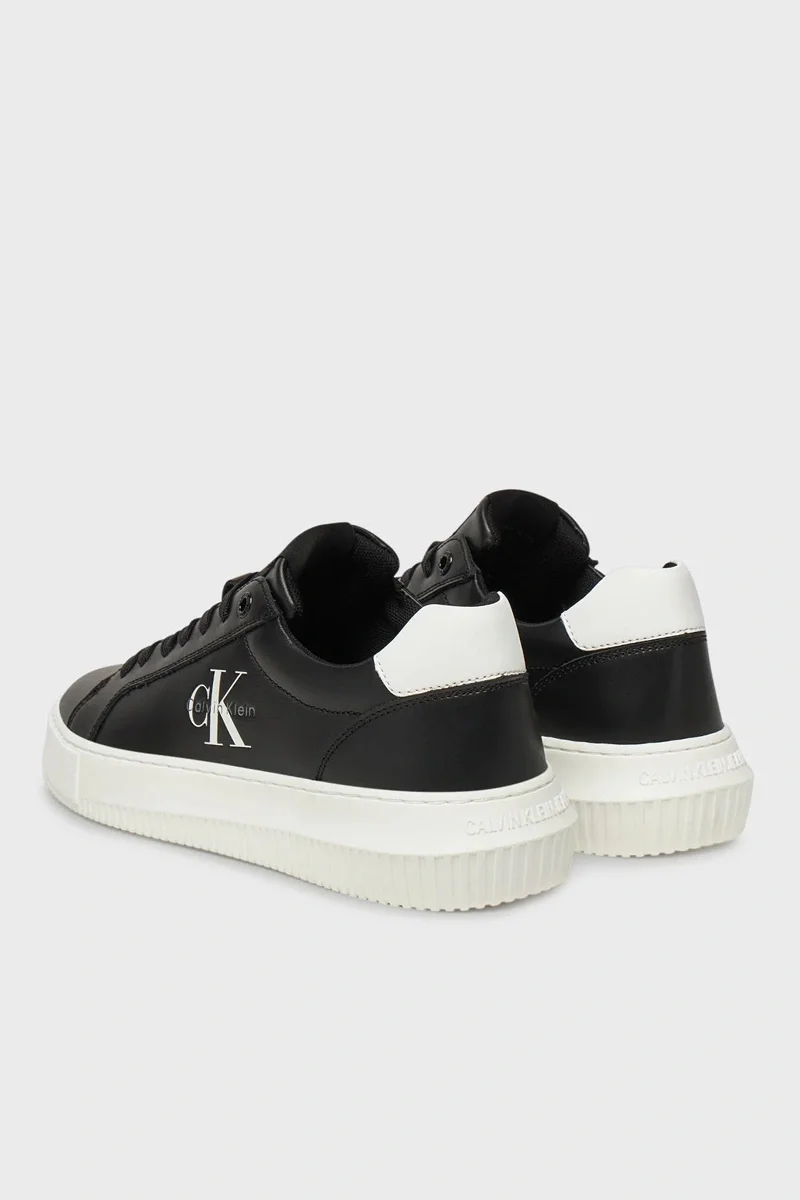Calvin Klein CHUNKY CUPSOLE MONO LTH WN Kadın Siyah Sneaker YW0YW01872-0GM