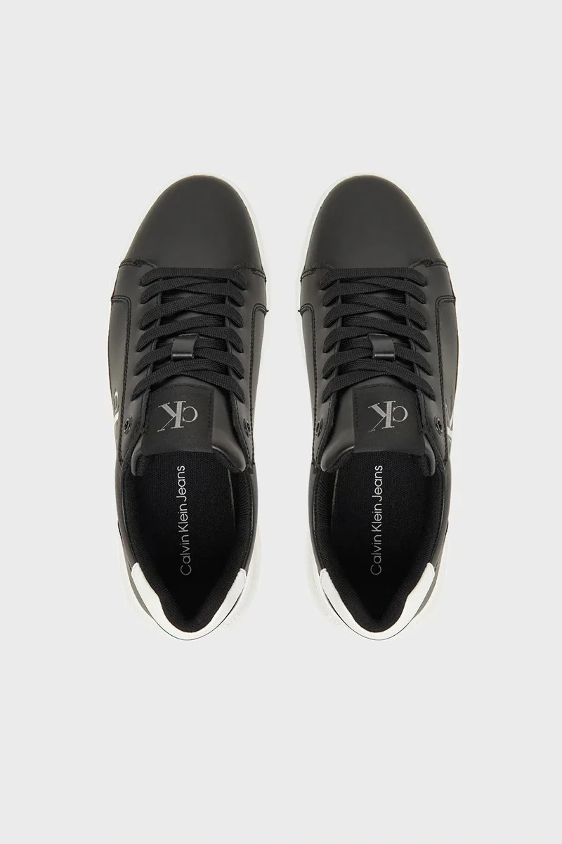 Calvin Klein CHUNKY CUPSOLE MONO LTH WN Kadın Siyah Sneaker YW0YW01872-0GM