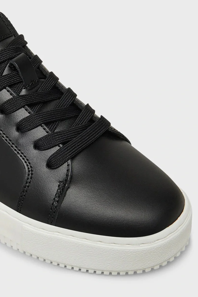 Calvin Klein CHUNKY CUPSOLE MONO LTH WN Kadın Siyah Sneaker YW0YW01872-0GM