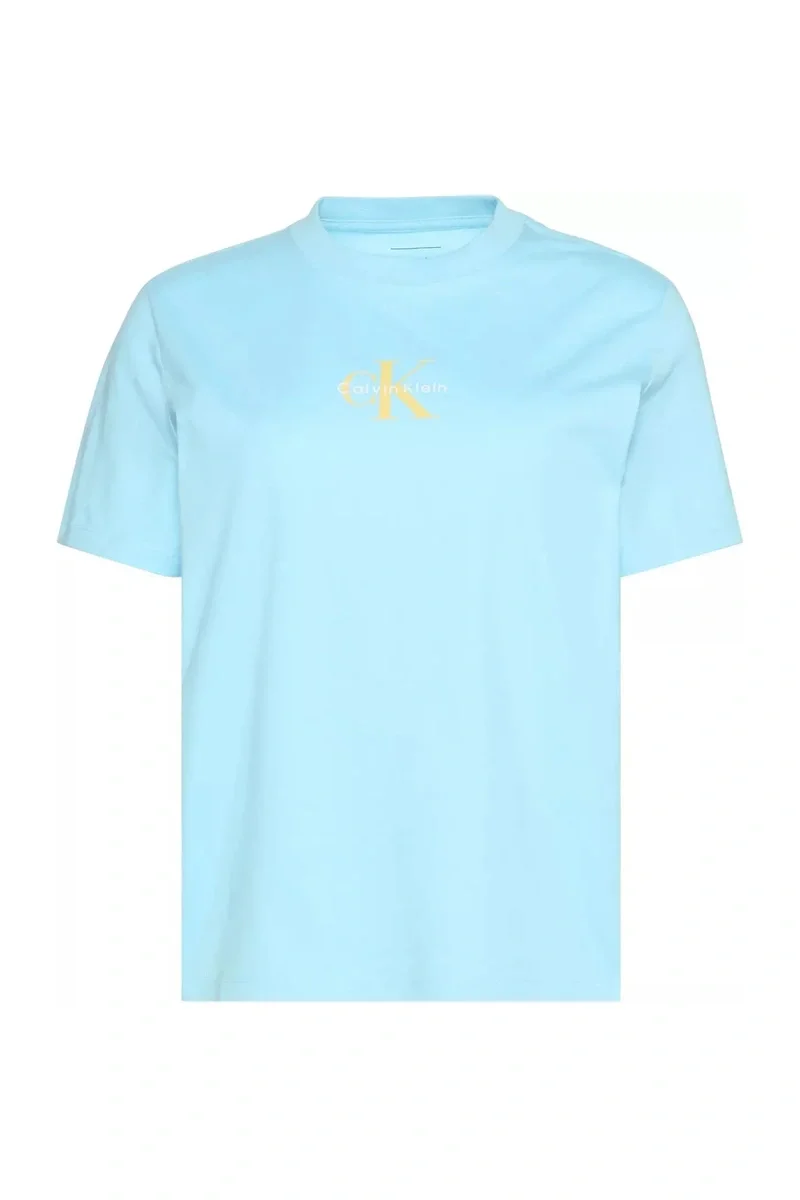 Calvin Klein D1 Fashion Kadın Mavi T-shirt LV047C856G-W0T