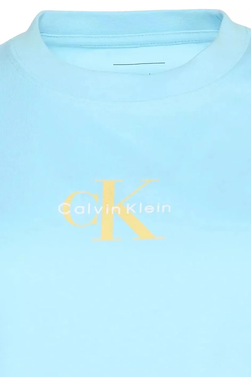 Calvin Klein D1 Fashion Kadın Mavi T-shirt LV047C856G-W0T