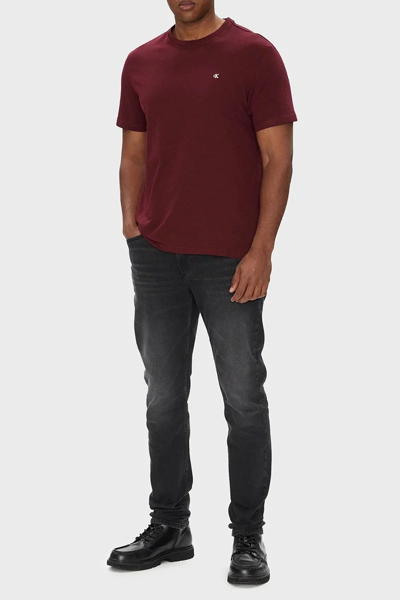 Calvin Klein Erkek Daralan Paça Siyah Yıkamalı Siyah Jeans LV04RB754G-846