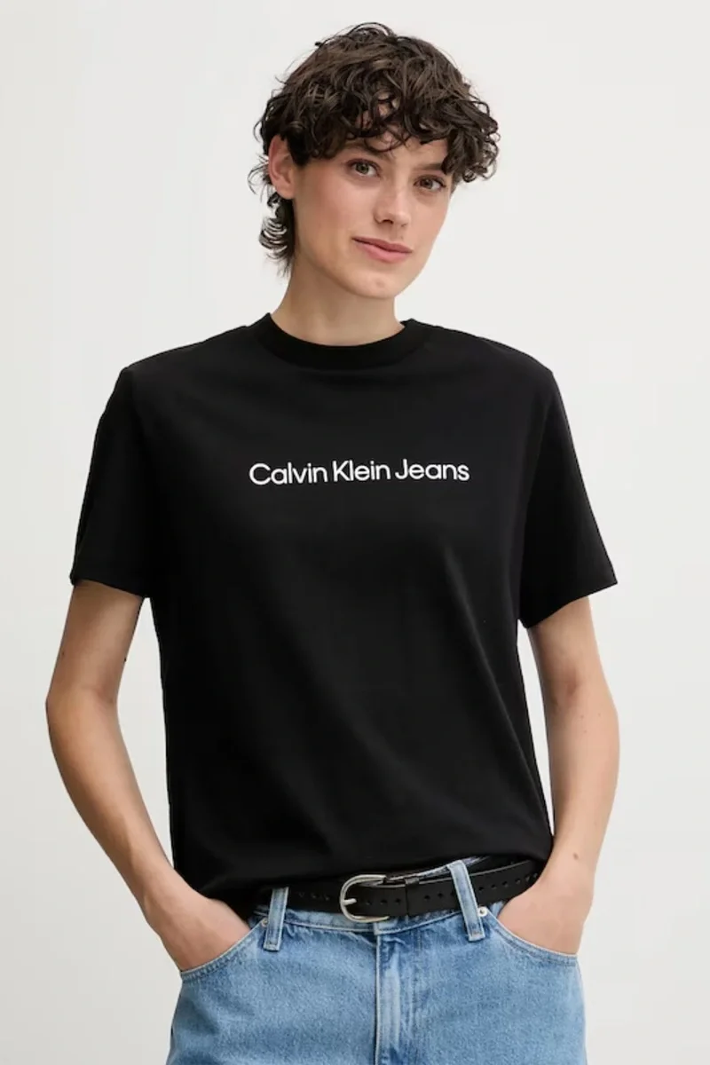 Calvin Klein Essentials Kadın Siyah T-shirt LV047C912G-UB1