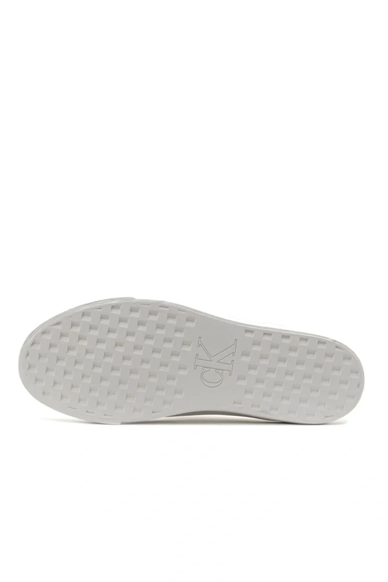 Calvin Klein Kadın Deri Düz Platform Beyaz Sneaker YW0YW01886-YAF