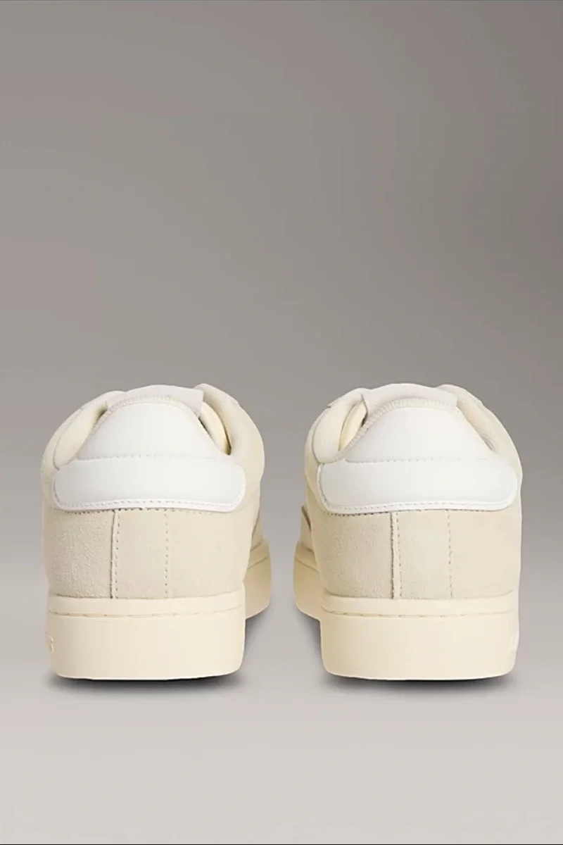 Calvin Klein Kadın Klasik Bağcıklı Karışık Materyal Bej Sneaker YW0YW01767-AD6