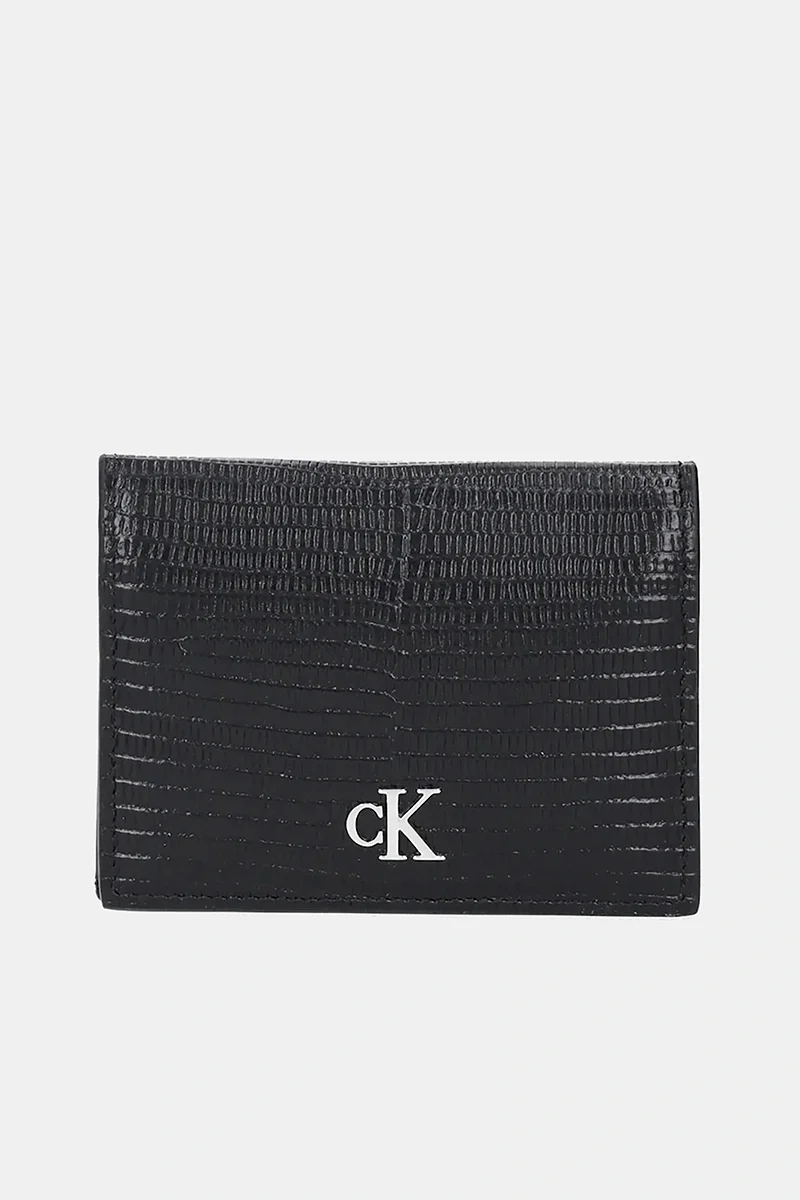 Calvin Klein Lizard Embossed Leat Kadın Siyah Cüzdan LV04F1068G-UB1