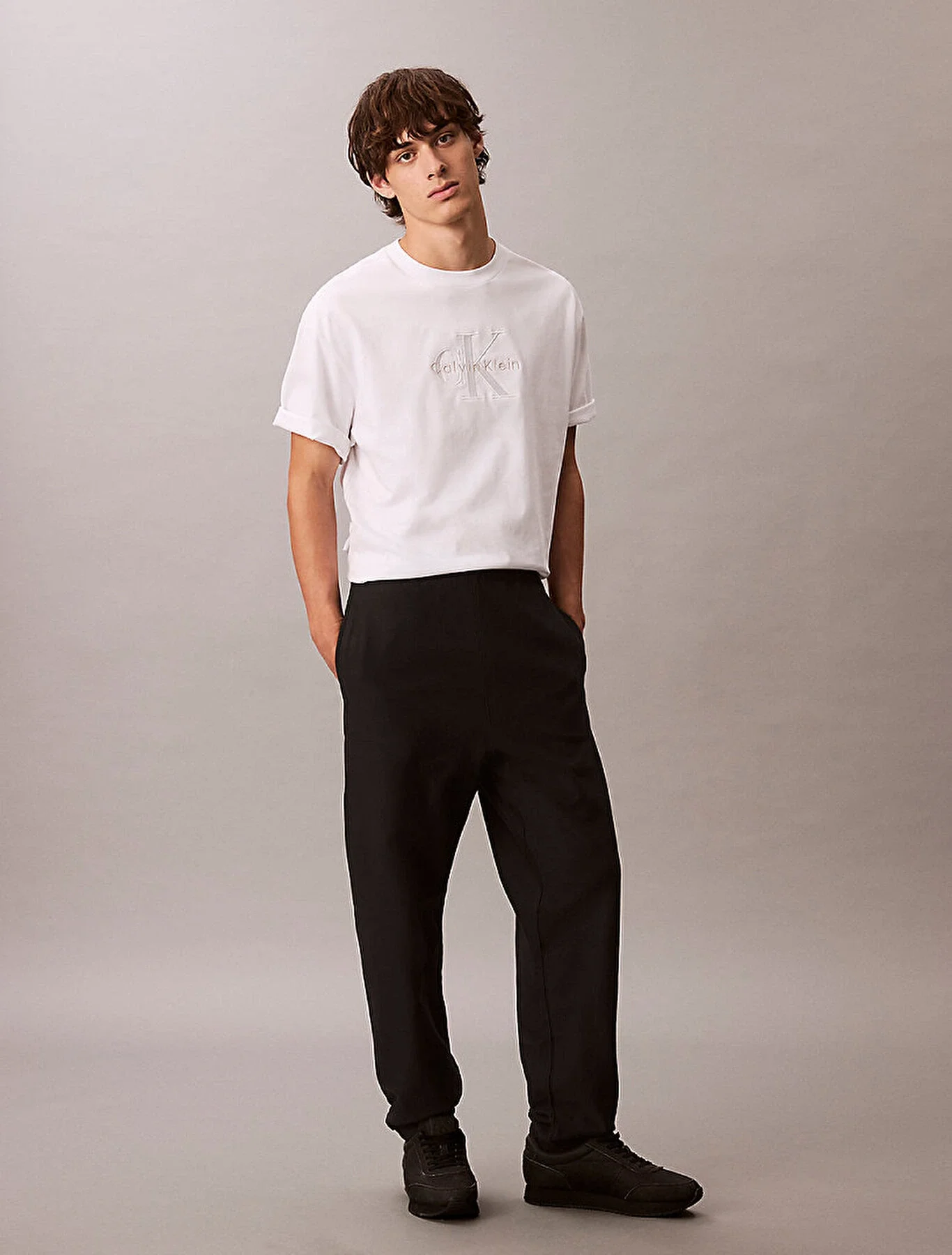 Calvin Klein D1 Collection Erkek Siyah Eşofman Altı LV04RC279G-UB1