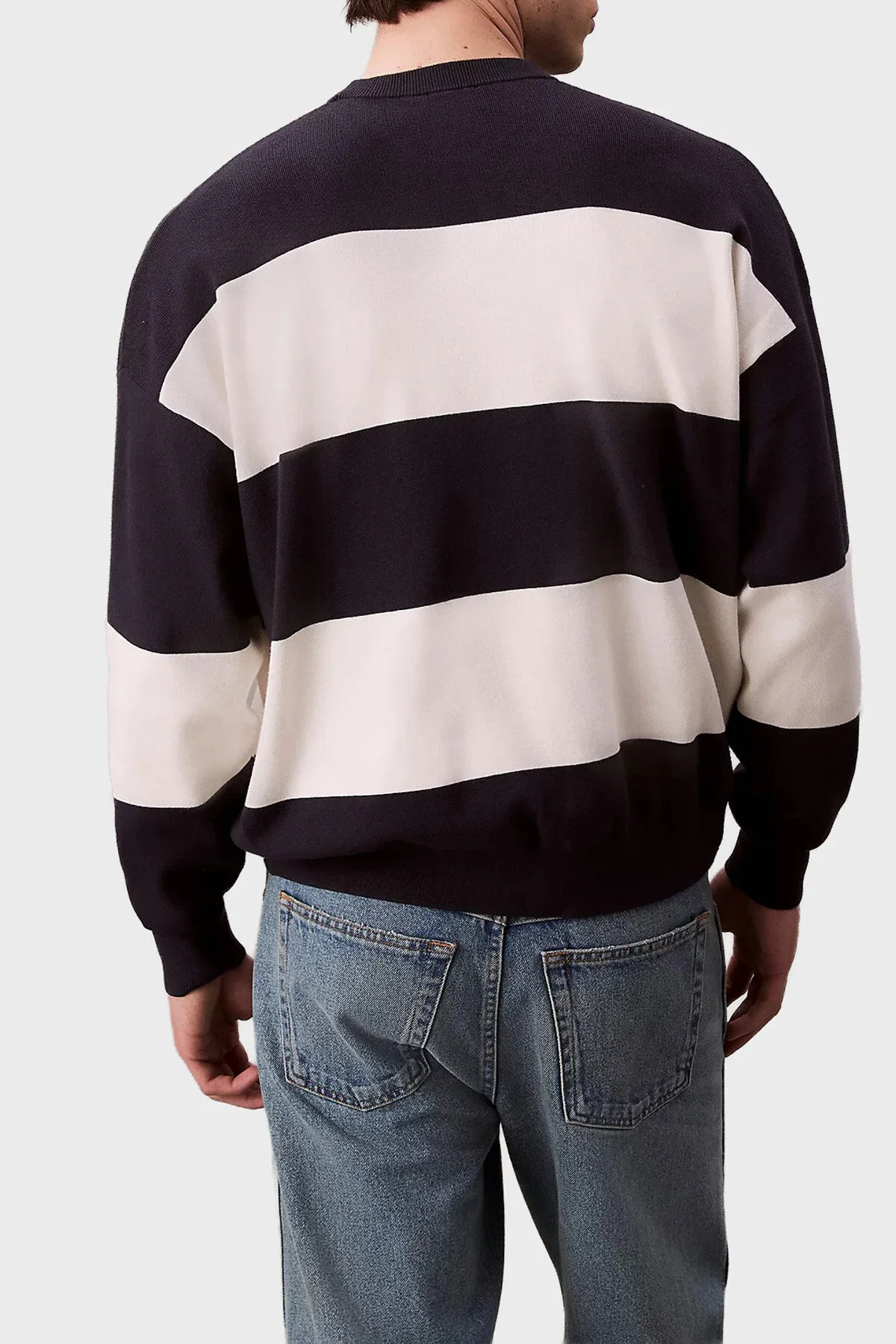 Calvin Klein Tech Knit Erkek Mavi Sweatshirts LV04RC304G-CHW