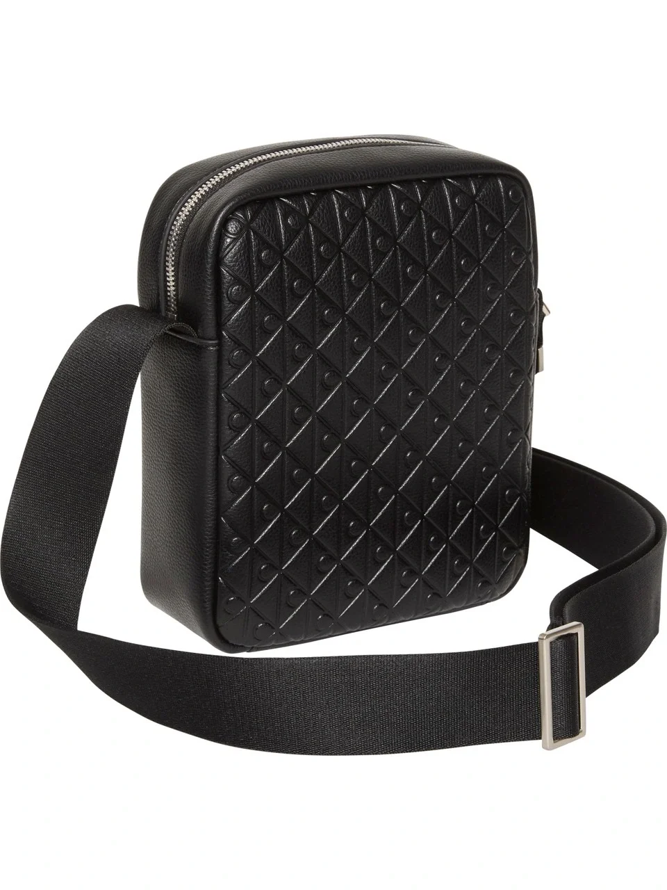 Calvin Klein Kabartma Logolu Reporter Erkek Siyah Çanta LV04D3204G-UB1