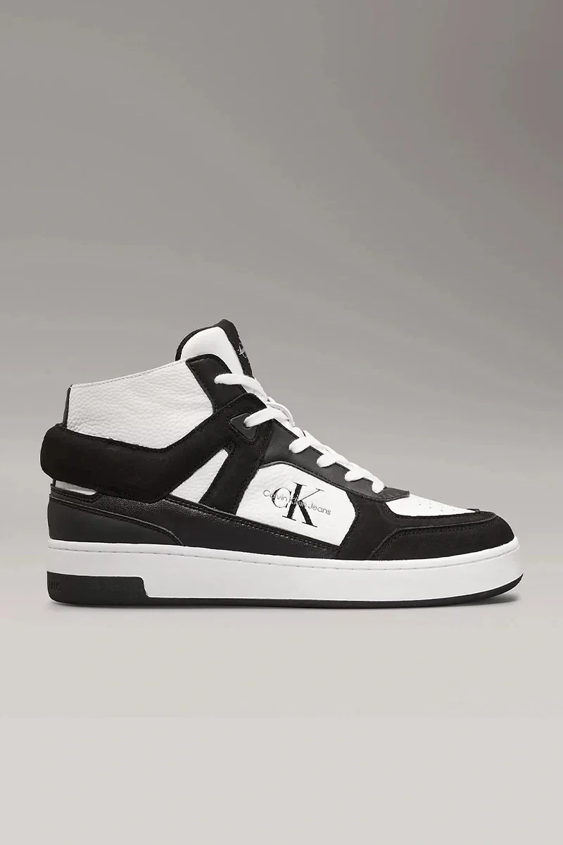 Calvin Klein BASKET CUPSOLE MID ML MIX Kadın Siyah Sneaker YW0YW01578-0GM