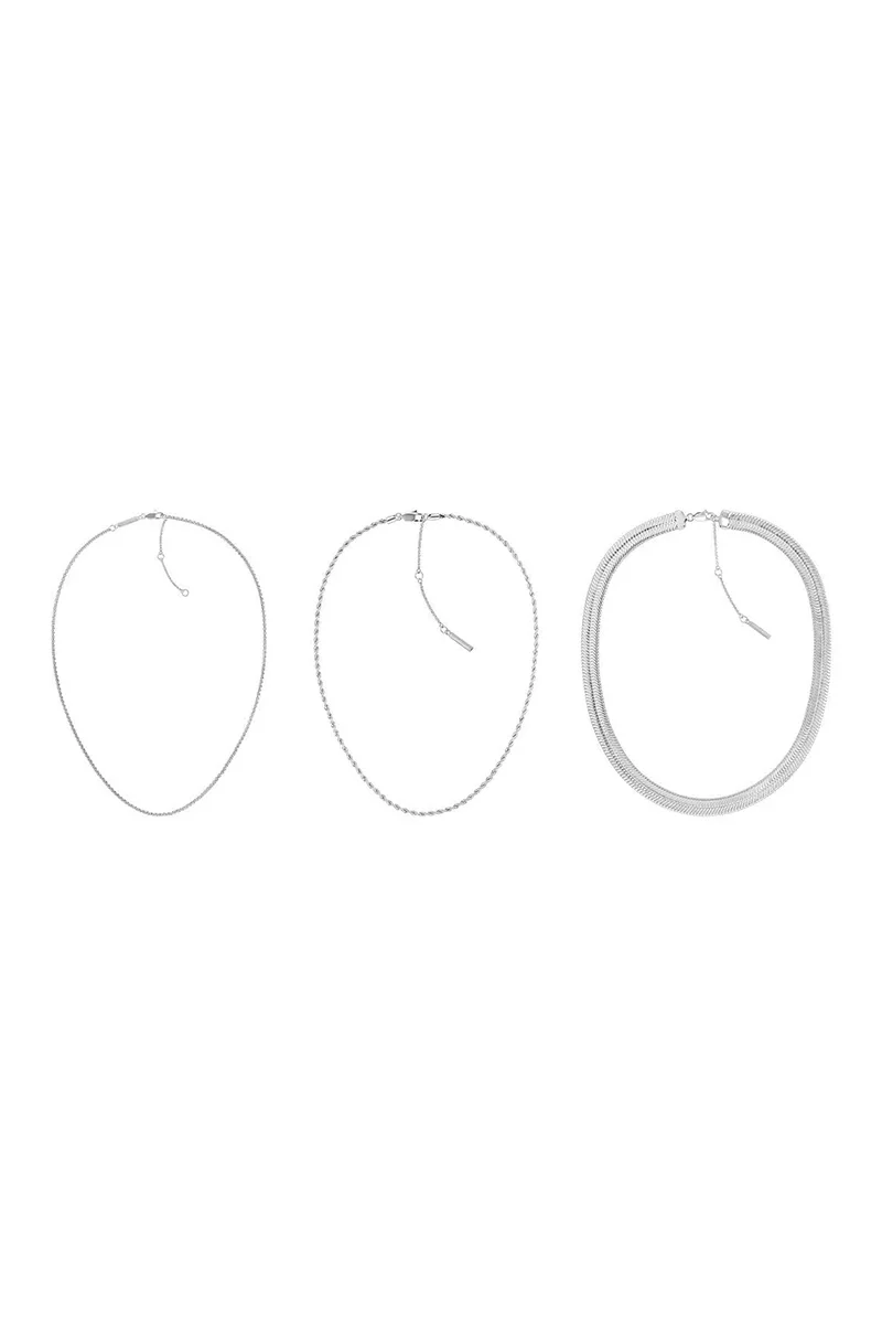 Calvin Klein Jewel CKJ35000626 Kadın Metalik Gri Kolye CKJ35000626