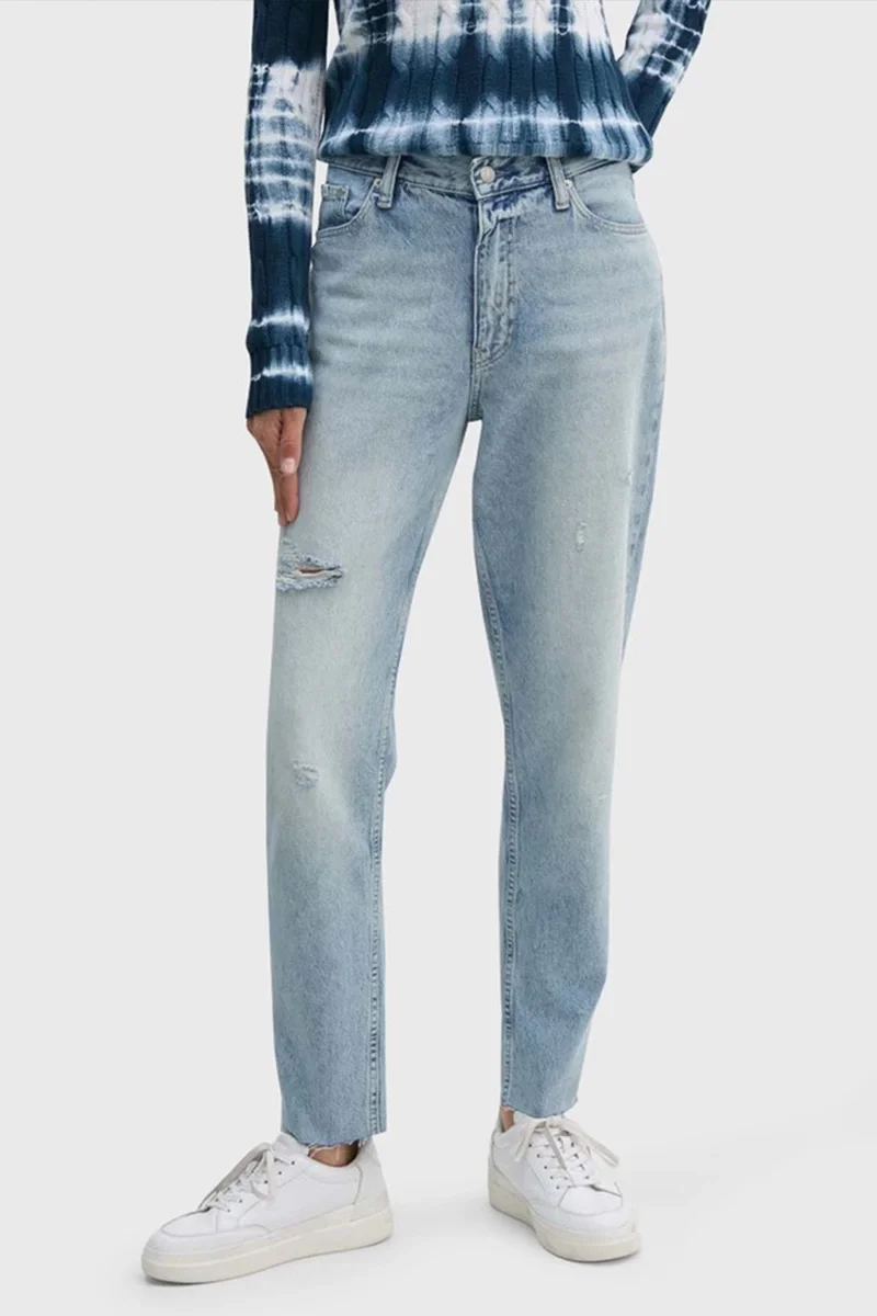 Calvin Klein MOM JEAN Kadın Denim Jeans J20J223653-1AA