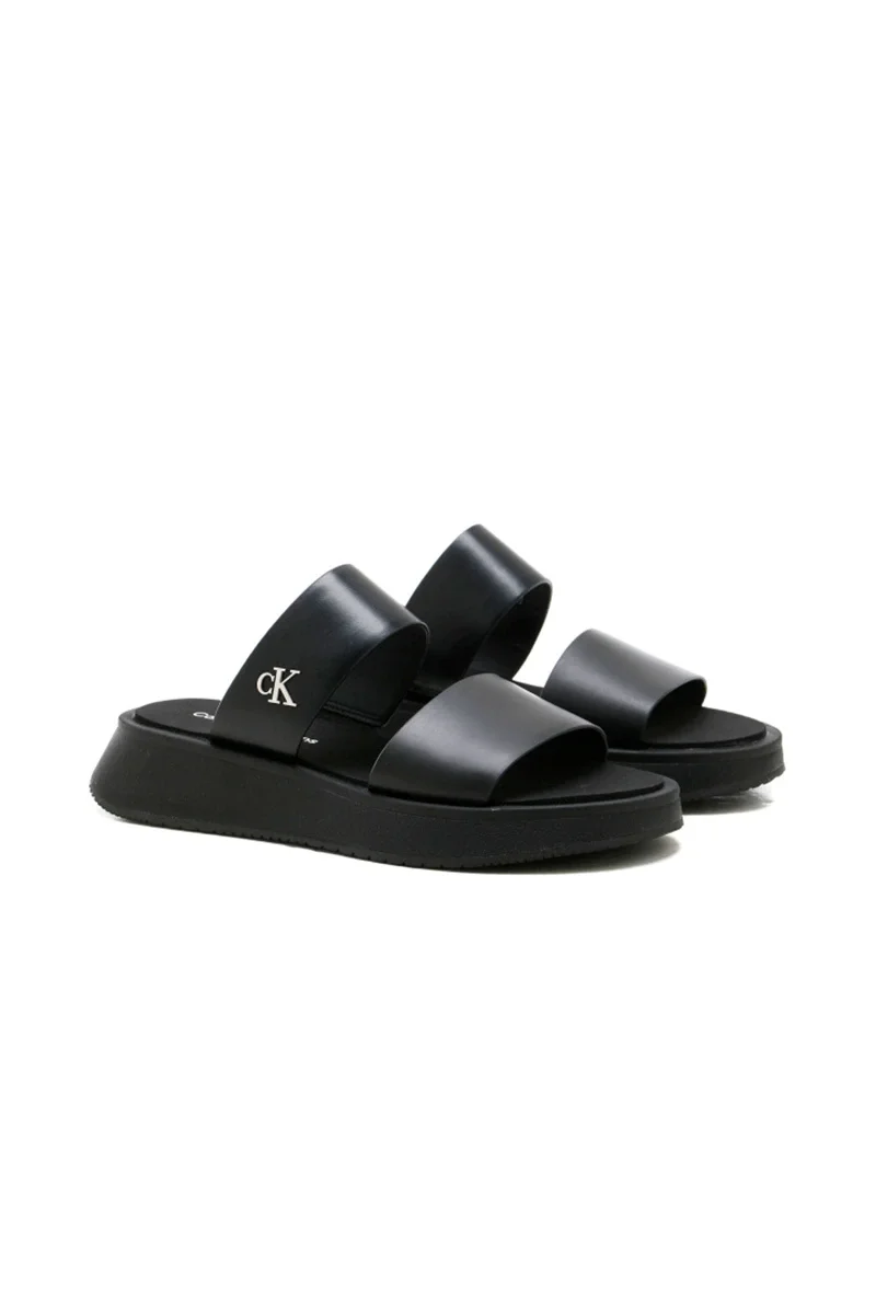 Calvin Klein SANDAL SLIDE DOUBLE STRAP Kadın  Terlik YW0YW01694-0GJ