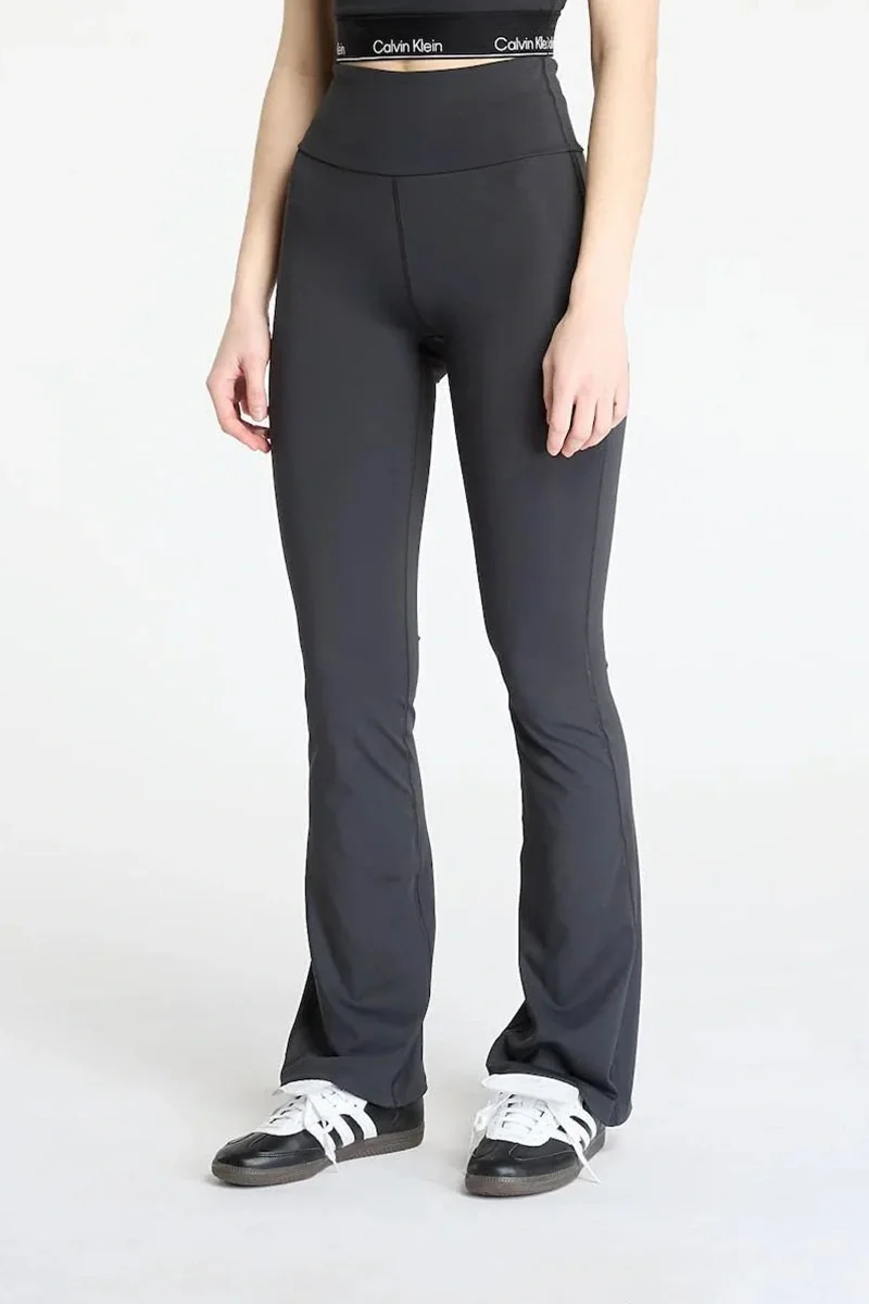 Calvin Klein Calvin Klein Kadın Siyah Sport Flare Logolu Kadın Siyah Çorap LVGWS5L611-UB1