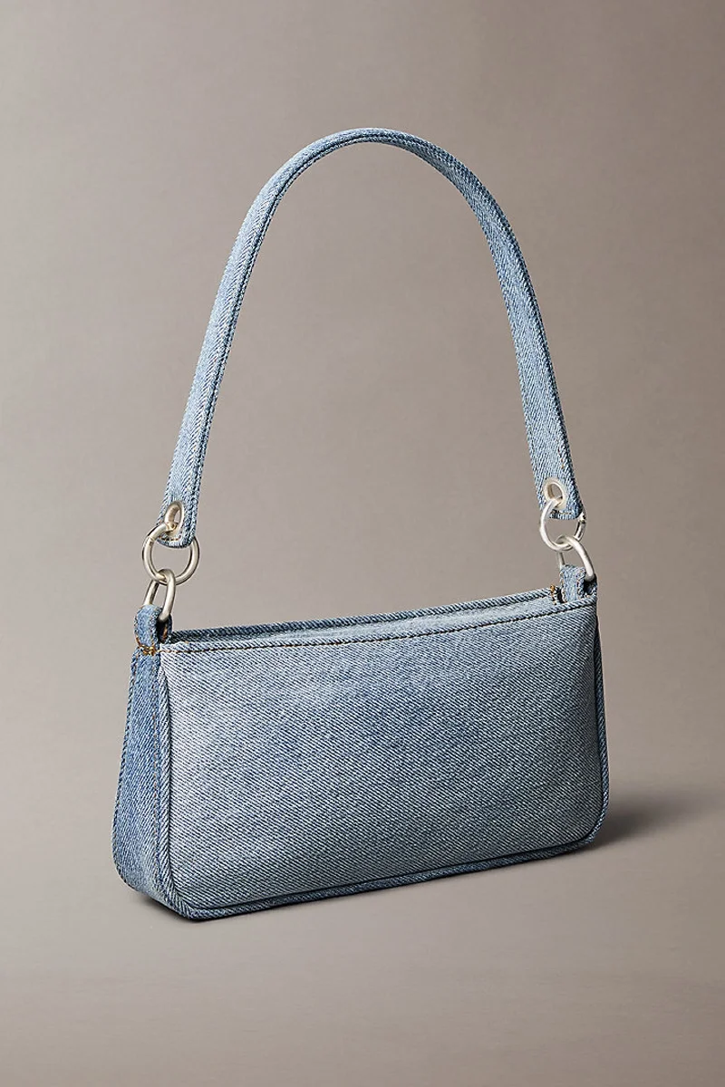 Calvin Klein Logo Denim Kadın Mavi Omuz Çanta LV04F3217G-VGO