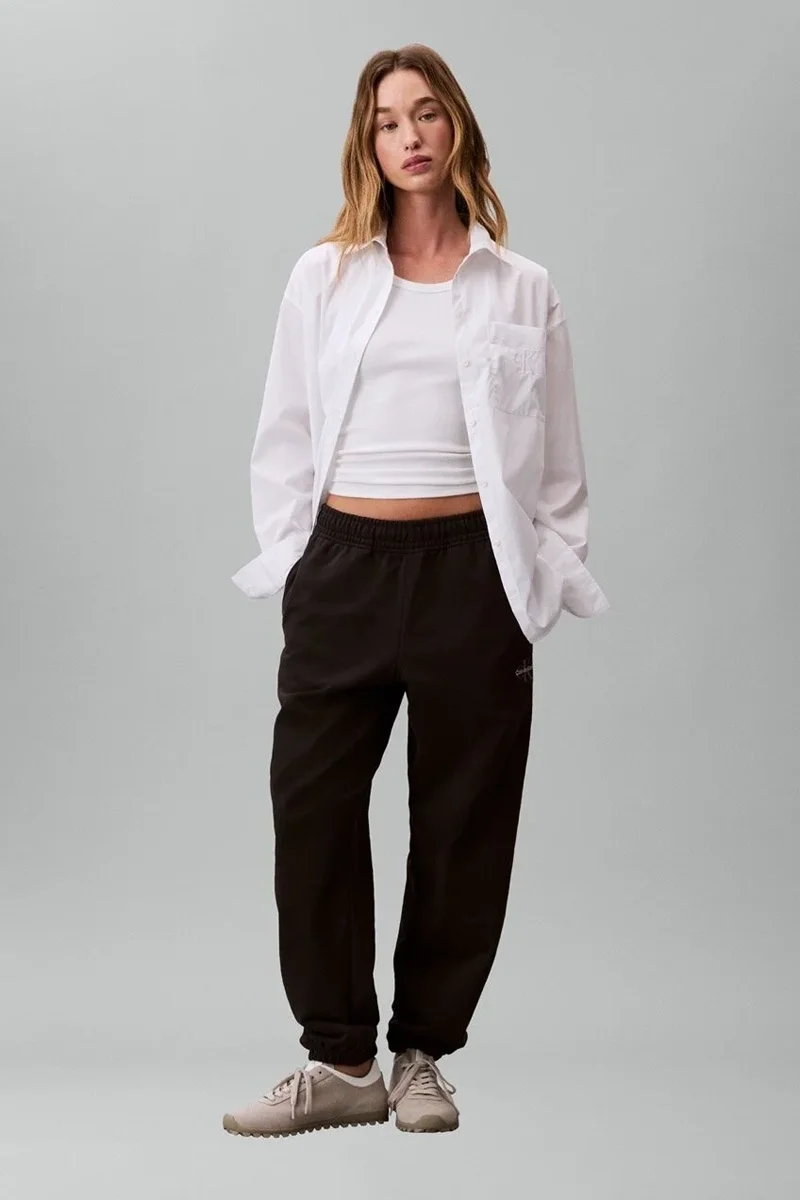 Calvin Klein MONOLOGO FRENCH TERRY JOGGER Kadın  Eşofman Altı LV047B235G-UB1