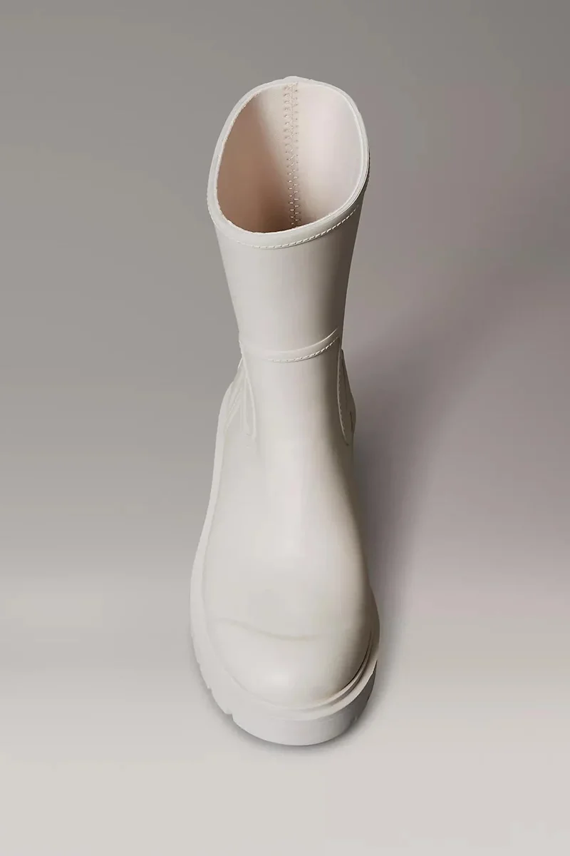 Calvin Klein Orta Boy Kauçuk Yağmur Kadın Gri Bot YW0YW02004-PA8