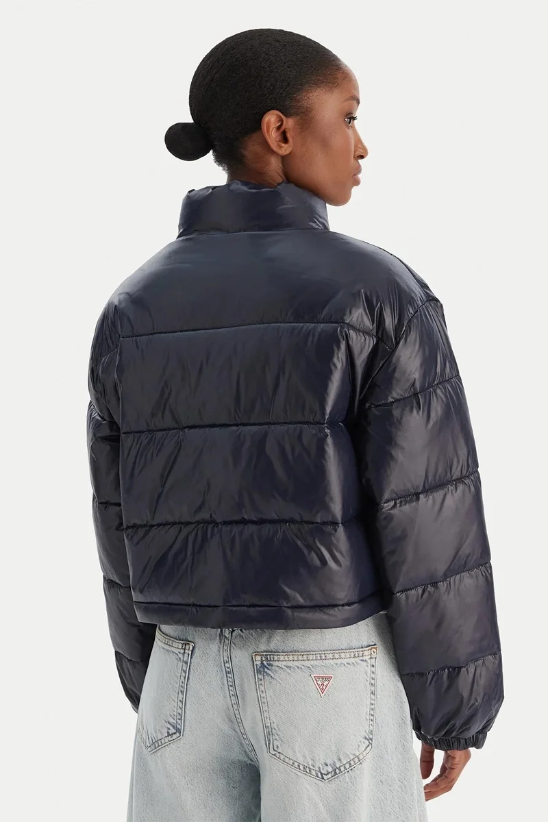 Calvin Klein Parlak Kısa Şişme Kadın Mavi Ceket LV047D504G-VEK