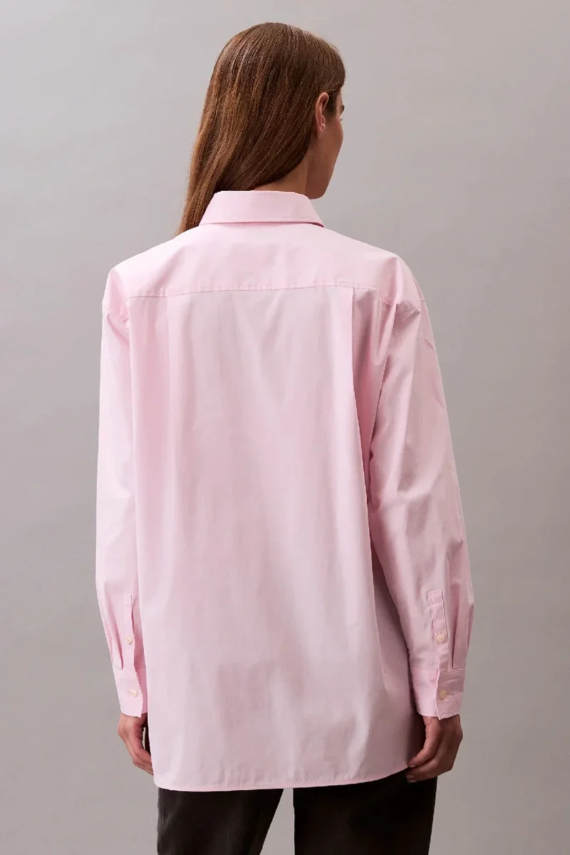 Calvin Klein POPLIN RELAXED SHIRT Kadın Pembe Gömlek LV047C143G-W0S