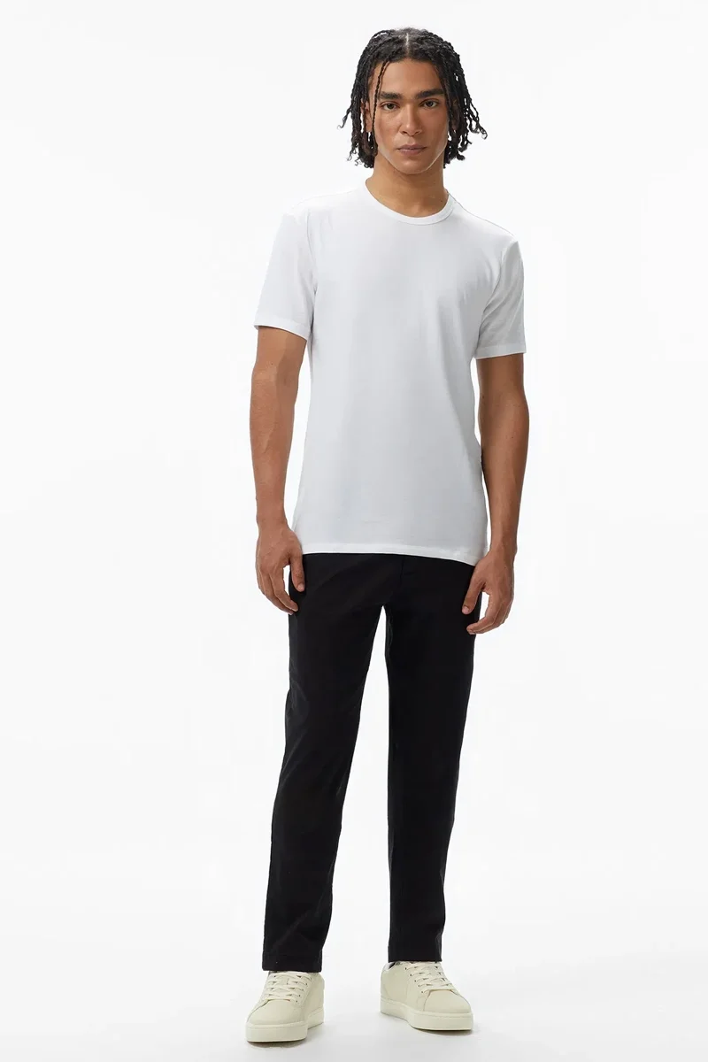 Calvin Klein S/S CREW NECK 3PK Erkek  Atlet LV00NB4185-100