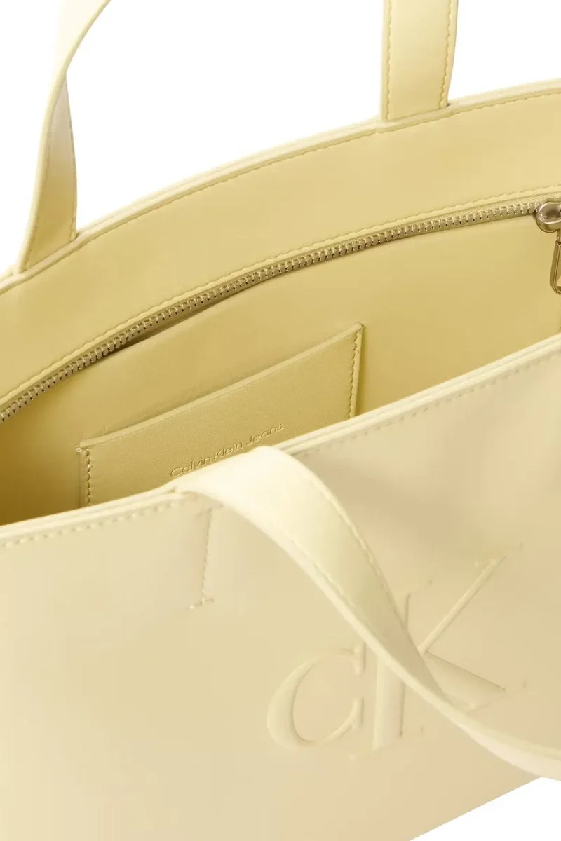 Calvin Klein Sculpted İmpress Kadın Beyaz Tote Çanta LV04K3111G-RM0