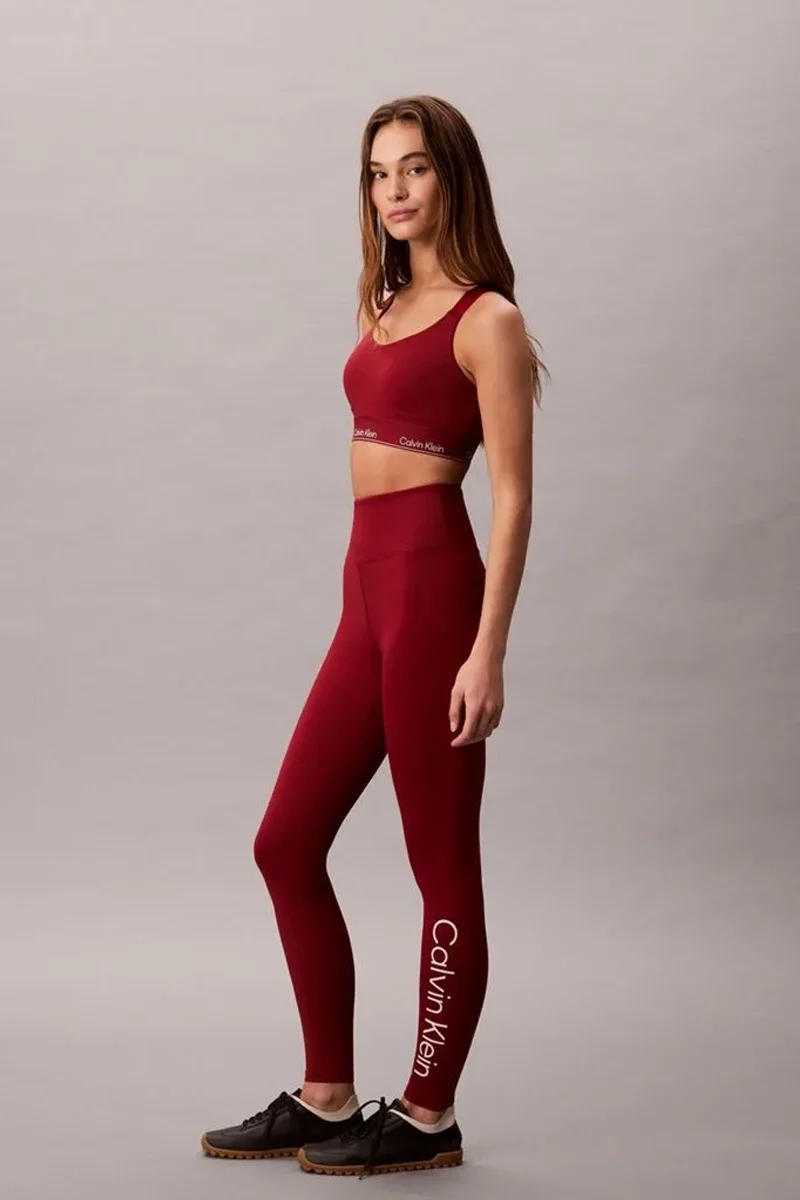 Calvin Klein Tam Boy Kadın Kırmızı Tayt  LVGWS5L612-AF8