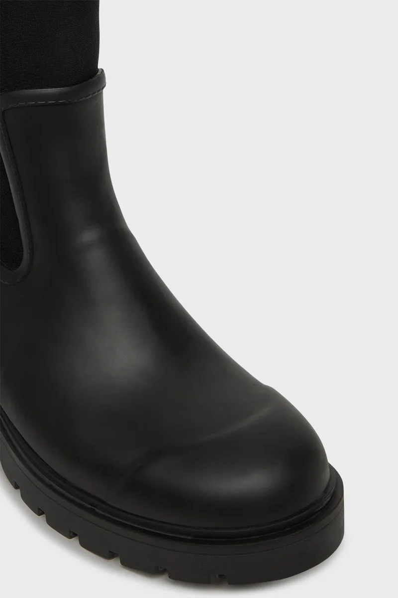 Calvin Klein Yüksek Neopren Yağmur Kadın Siyah Bot YW0YW02002-BEH