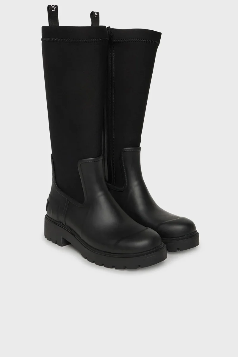 Calvin Klein Yüksek Neopren Yağmur Kadın Siyah Bot YW0YW02002-BEH